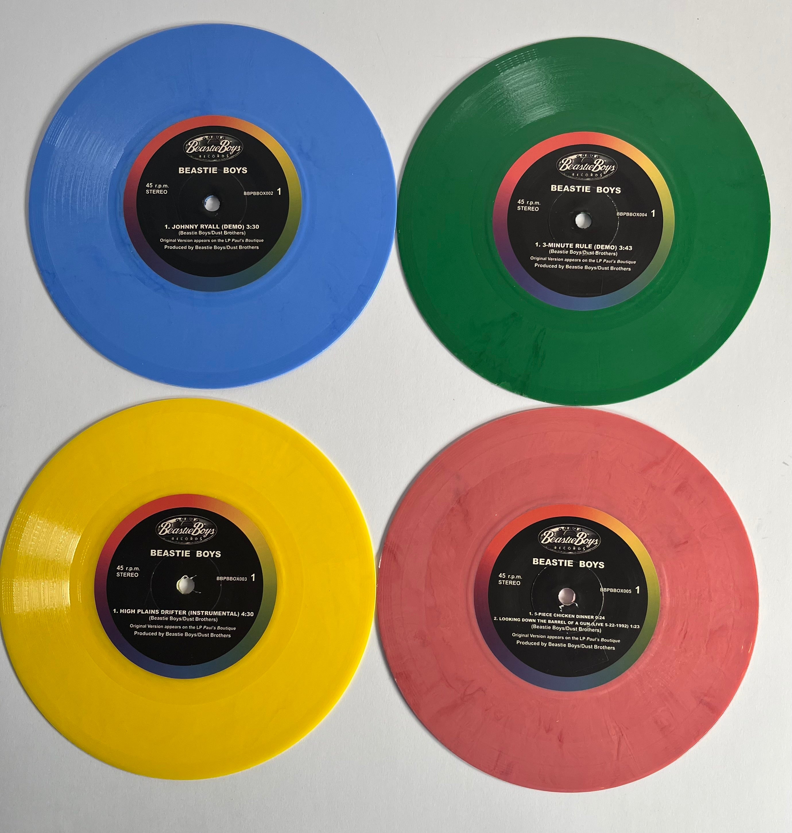 Beastie Boys - Paul's Boutique Unofficial LImited Colored Vinyl 7" Box Set