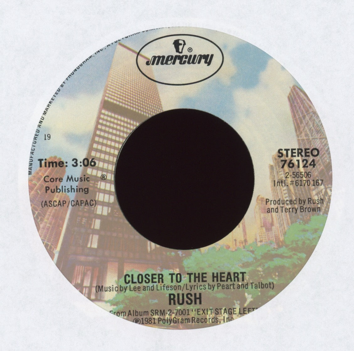 Rush - Closer To The Heart on Mercury Liver Version