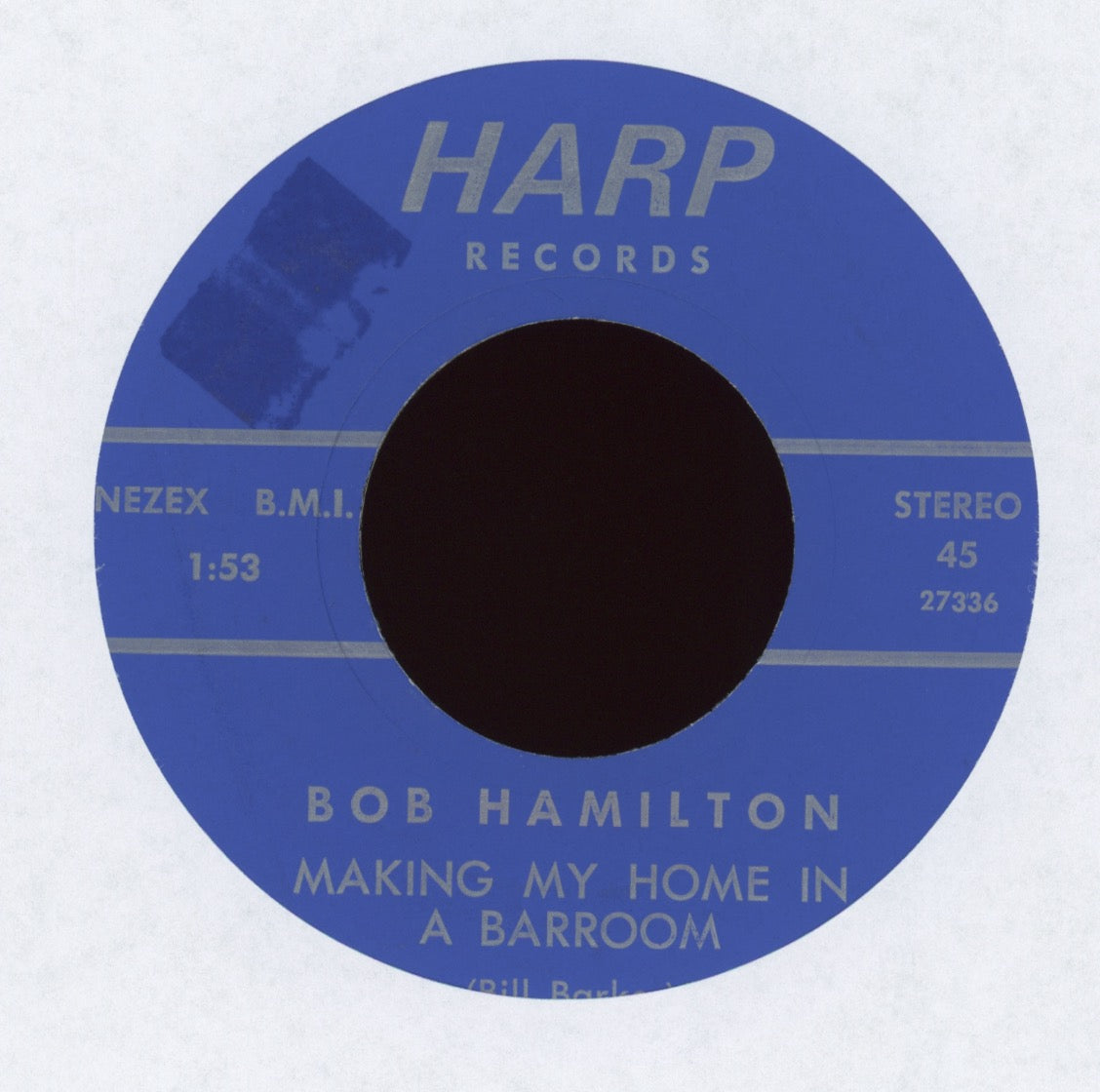 Bob Hamilton - Making My Home In A Barroom on Harp