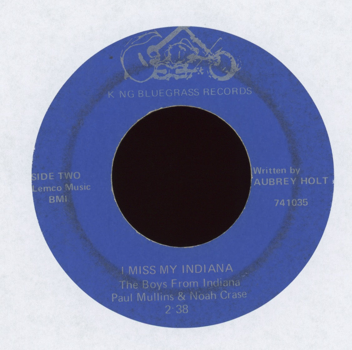 The Boys From Indiana - I Miss My Indiana on King Bluegrass