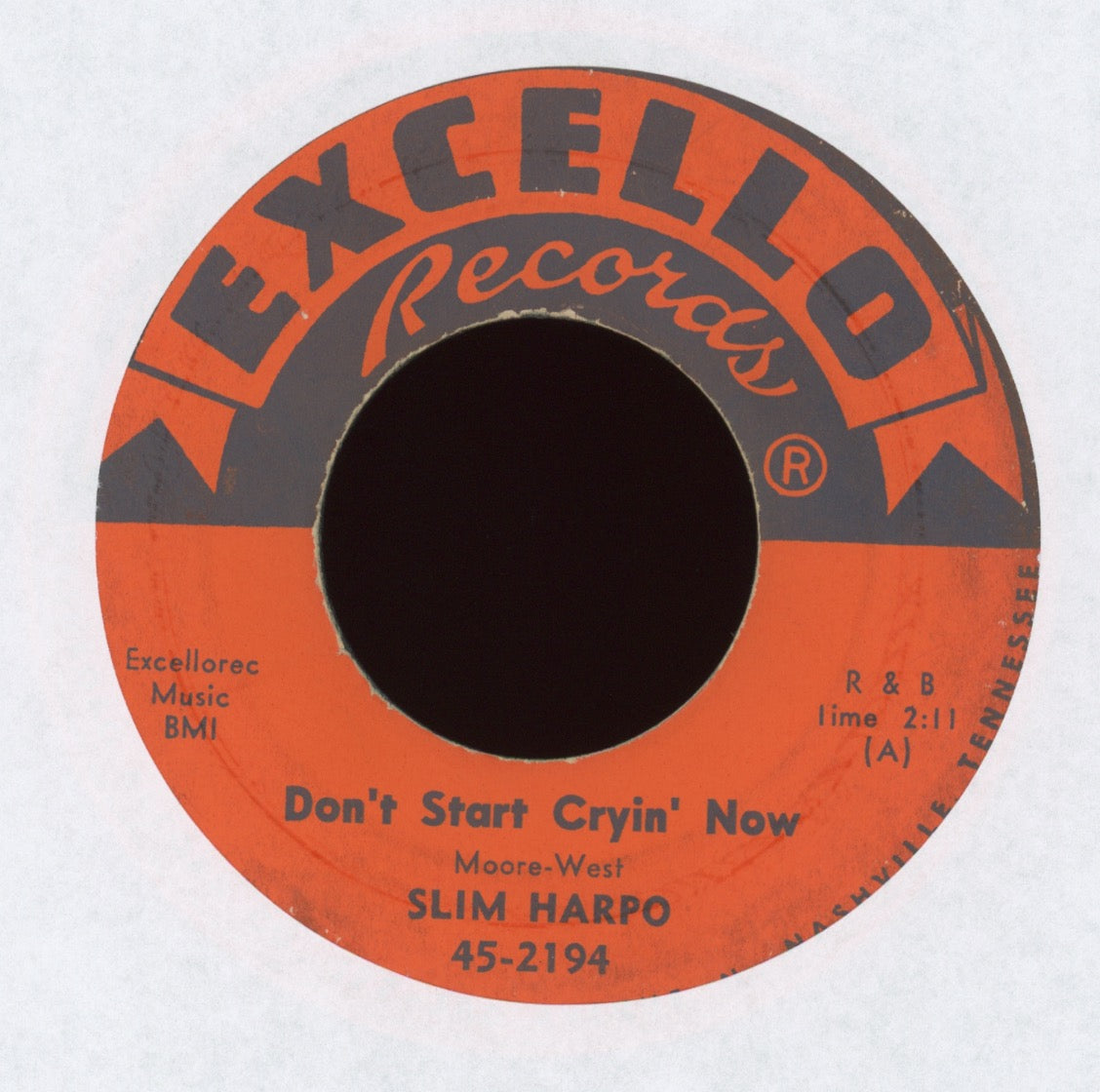 Slim Harpo - Don't Start Cryin' Now on Excello