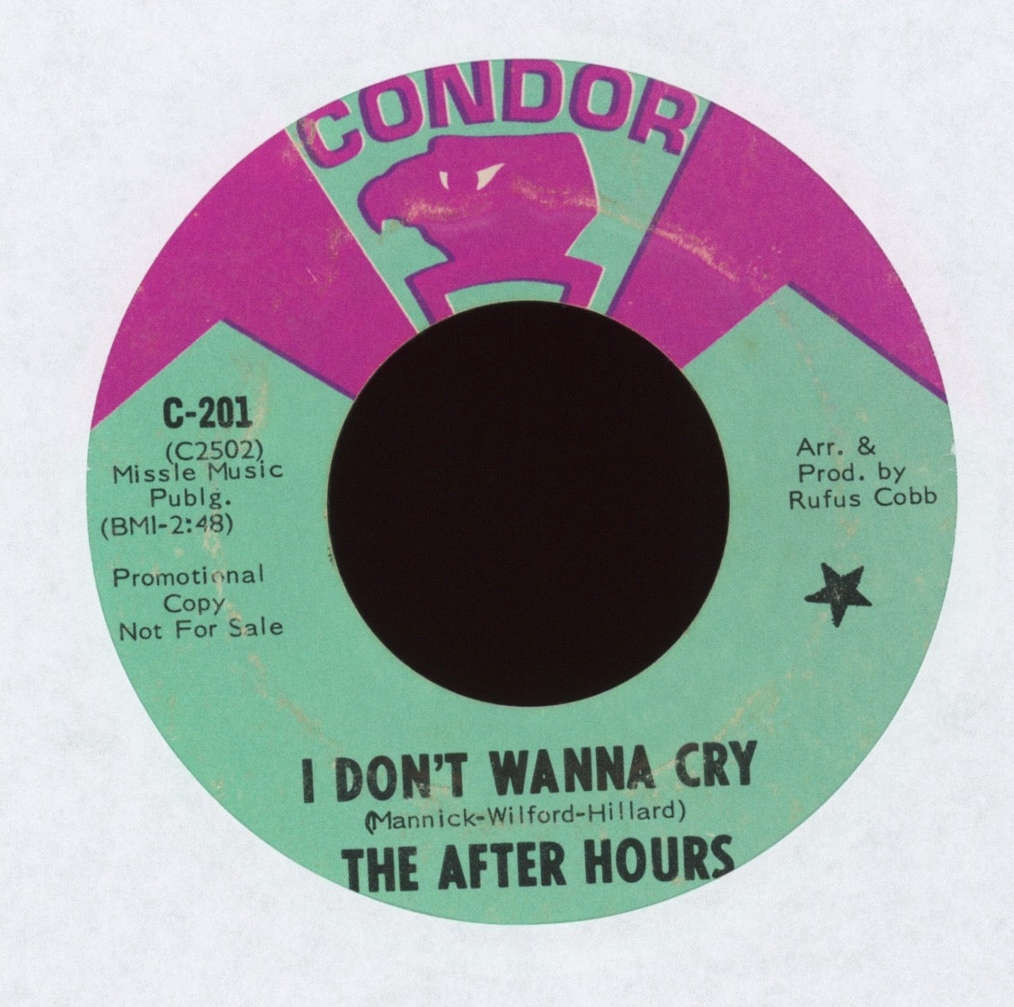 The After Hours - I Don't Wanna Cry on Condor Promo