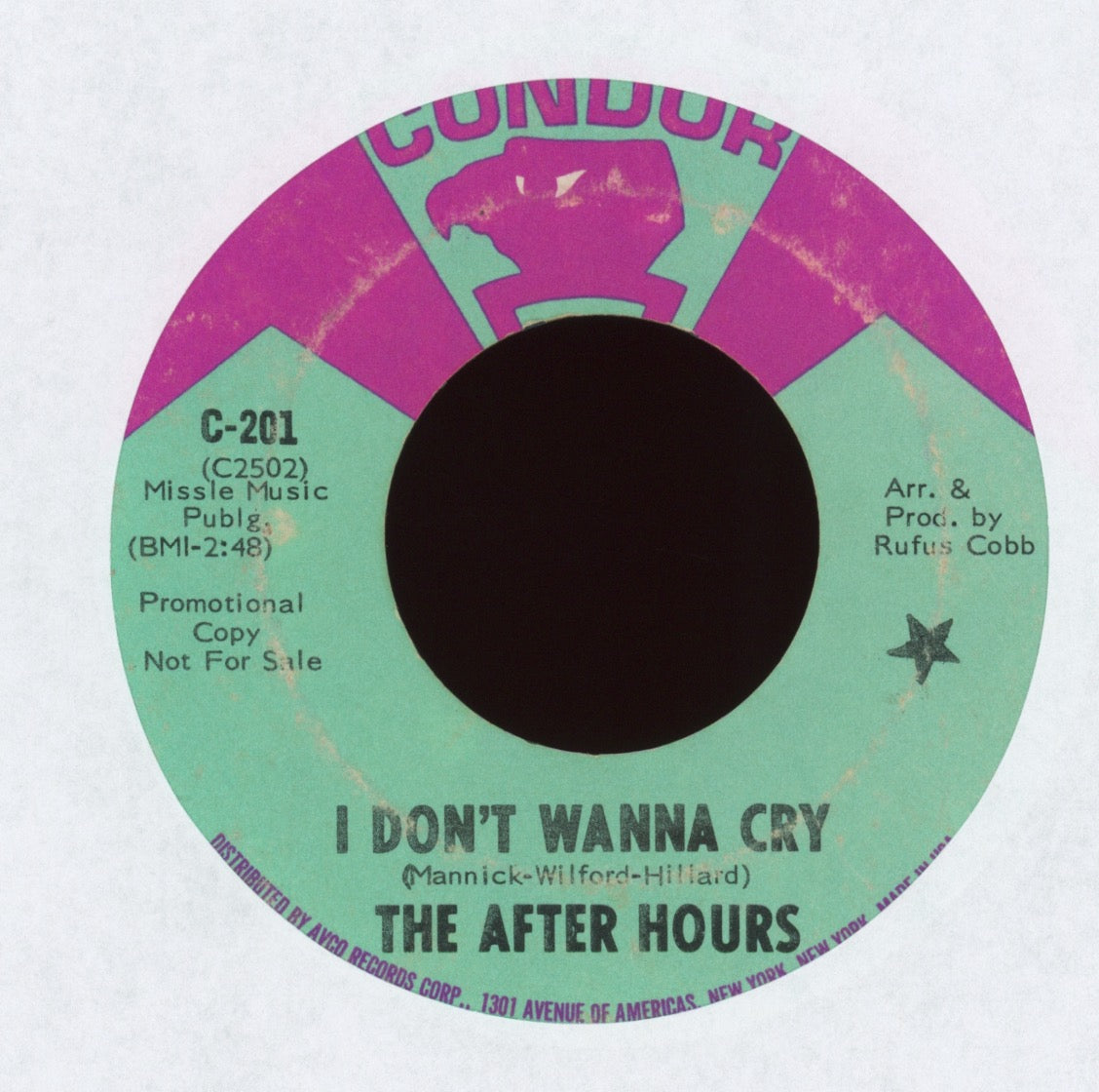 The After Hours - I Don't Wanna Cry on Condor Promo