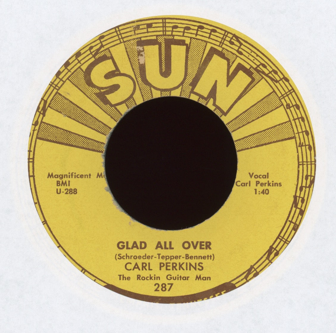 Carl Perkins - Glad All Over on Sun