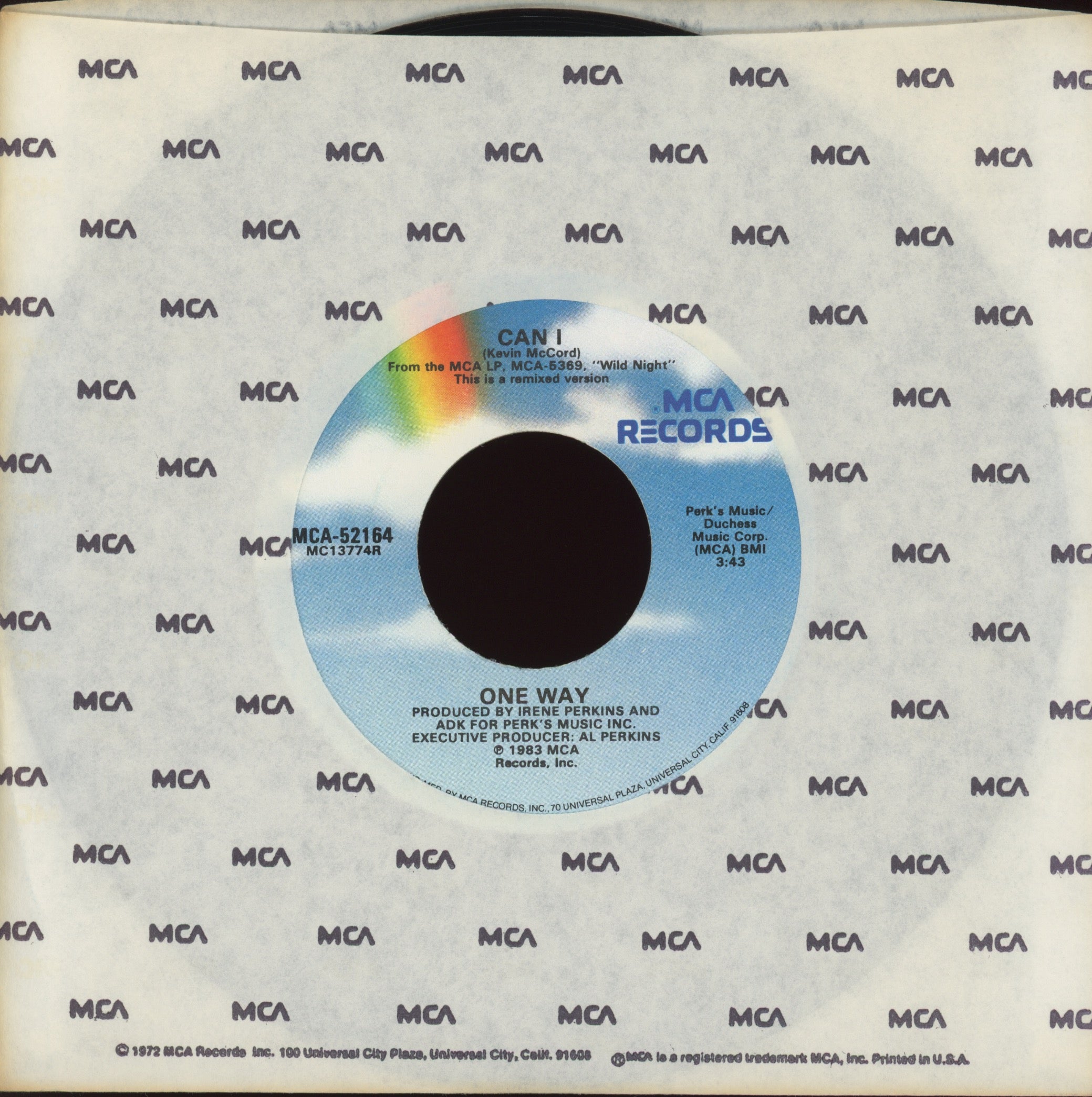 One Way - Can I on MCA