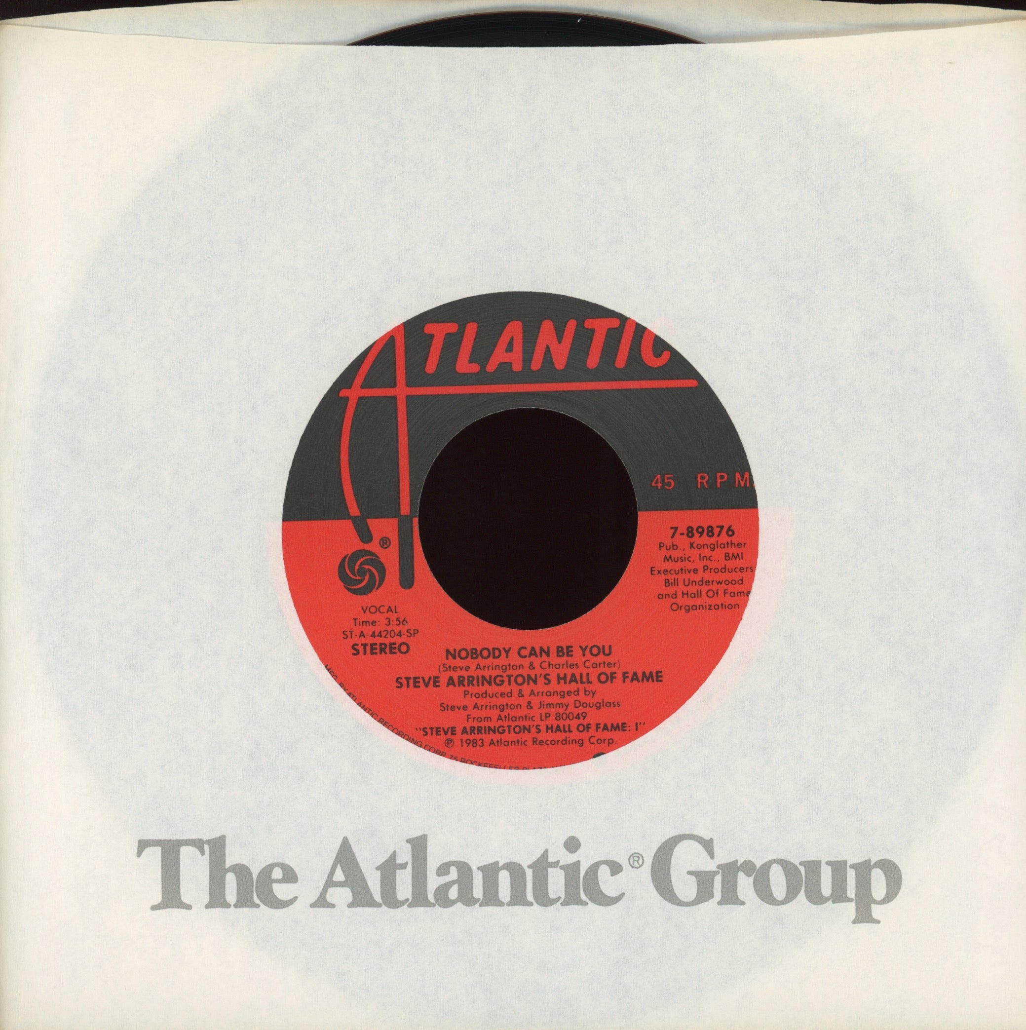 Steve Arrington's Hall Of Fame - Nobody Can Be You on Atlantic