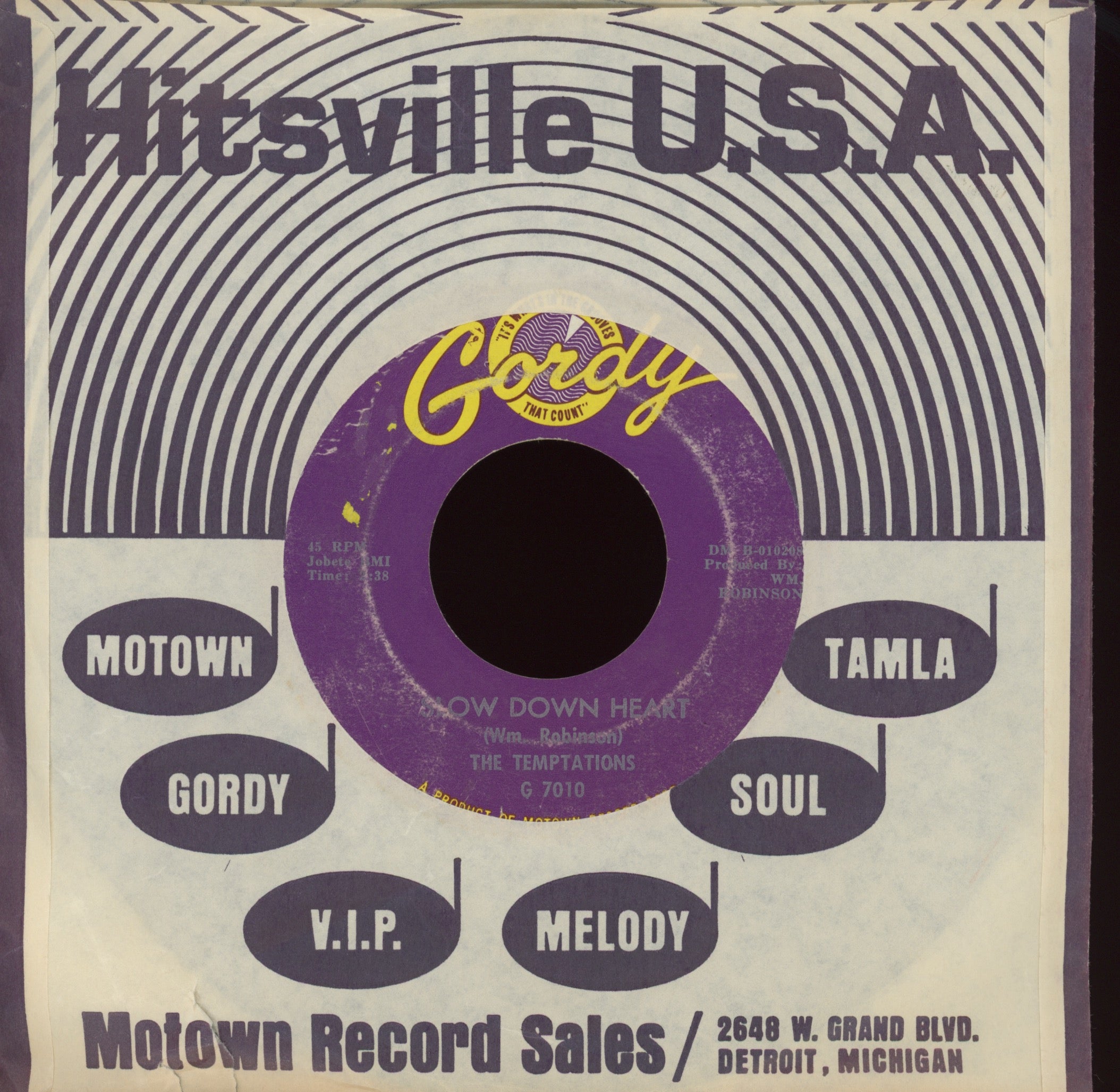 The Temptations - Paradise on Gordy