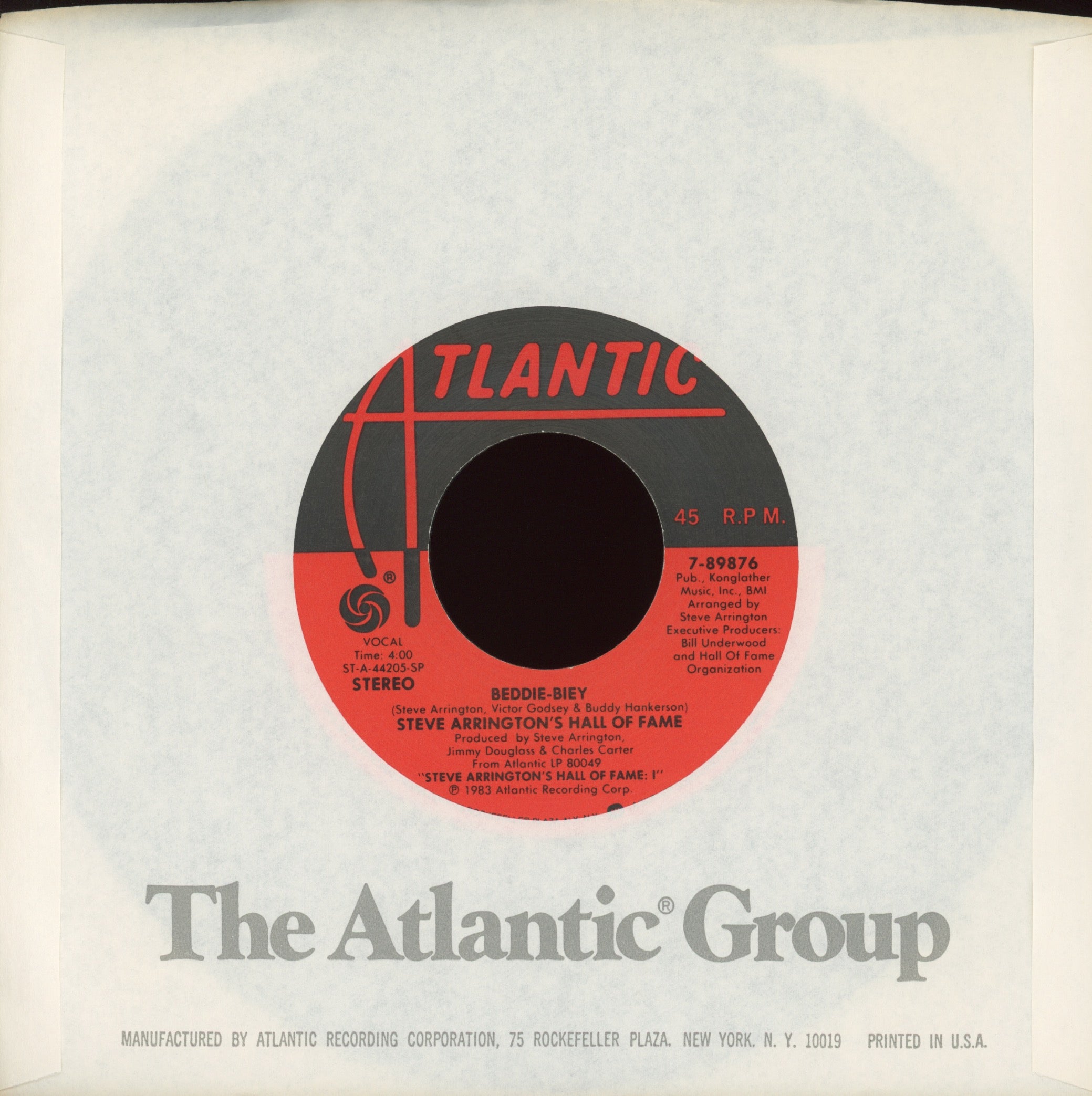 Steve Arrington's Hall Of Fame - Nobody Can Be You on Atlantic