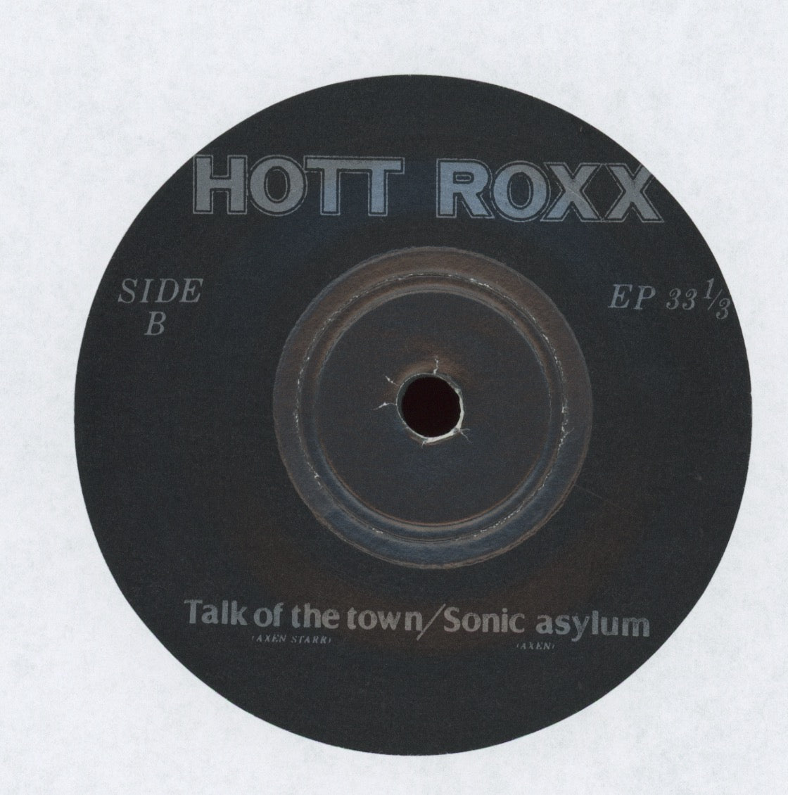 Hott Roxx - Point Blank Private Press 7" EP With Picture Sleeve