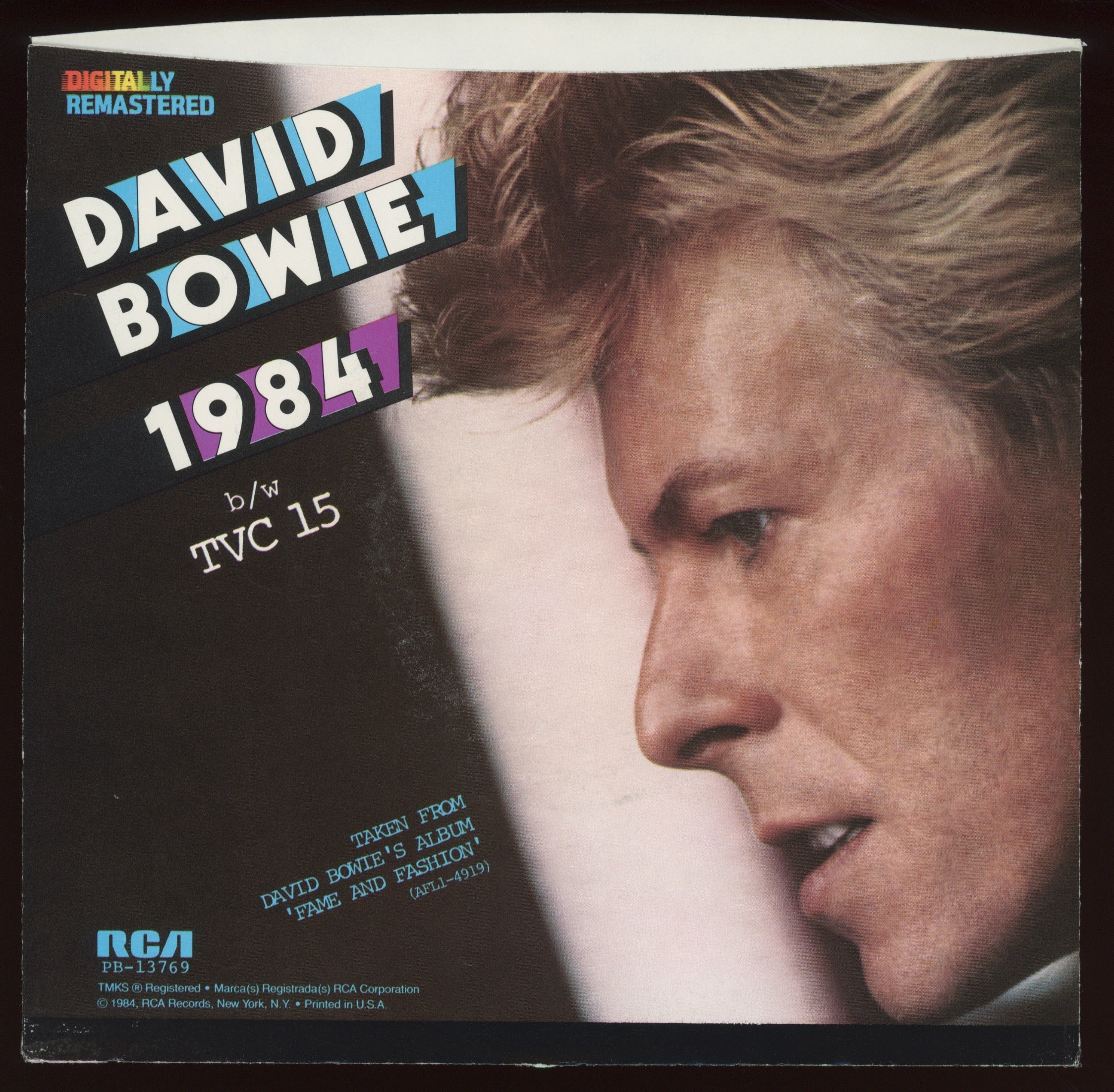 David Bowie - 1984 / TVC 15 on RCA With Picture Sleeve