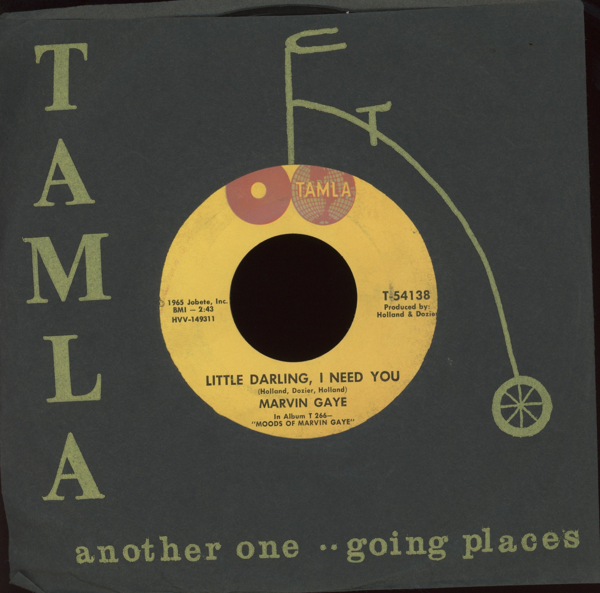 Marvin Gaye - Little Darling, I Need You on Tamla