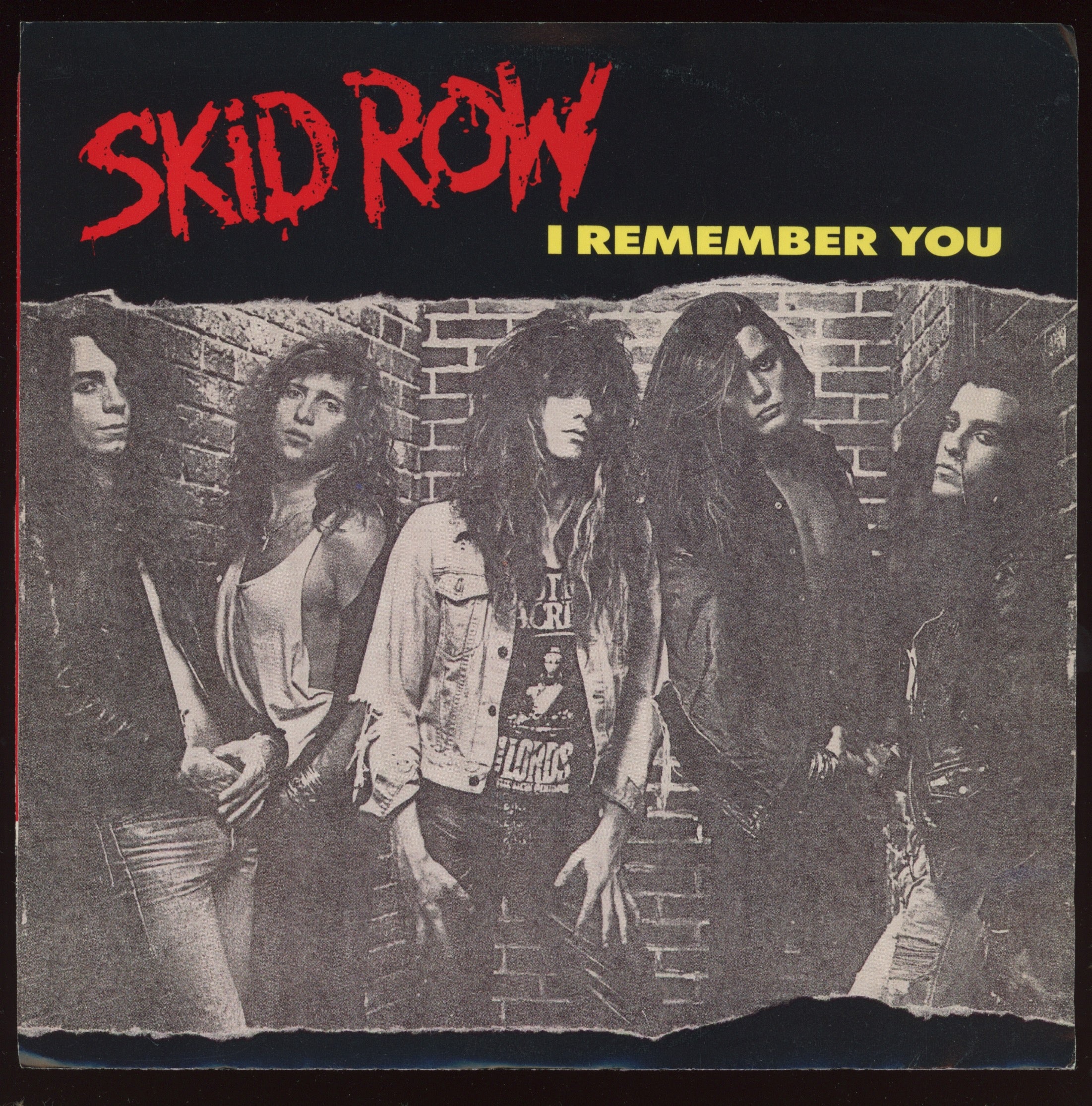 Skid Row - I Remember You on Atlantic With Picture Sleeve