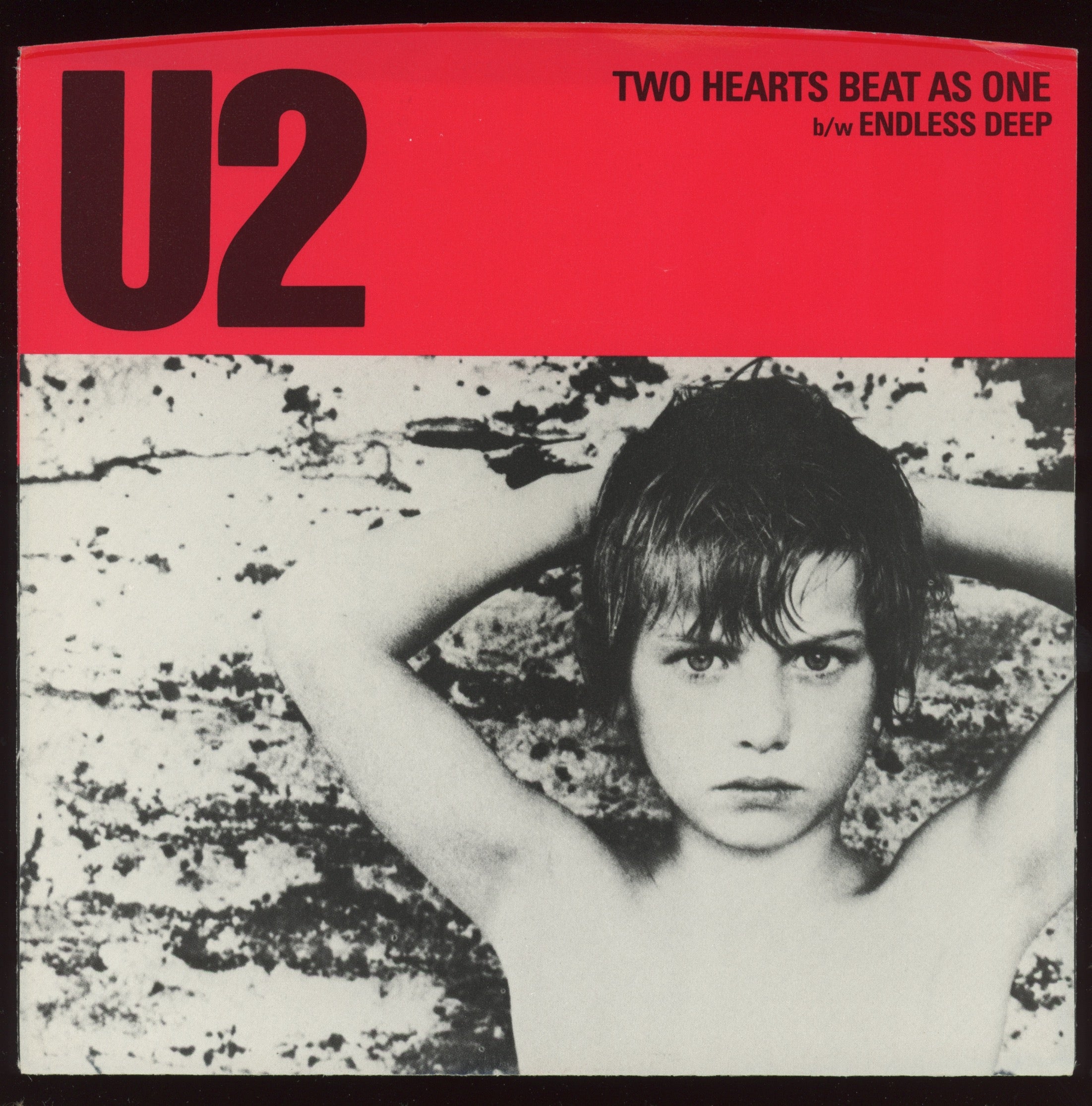 U2 - Two Hearts Beat As One on Island With Picture Sleeve