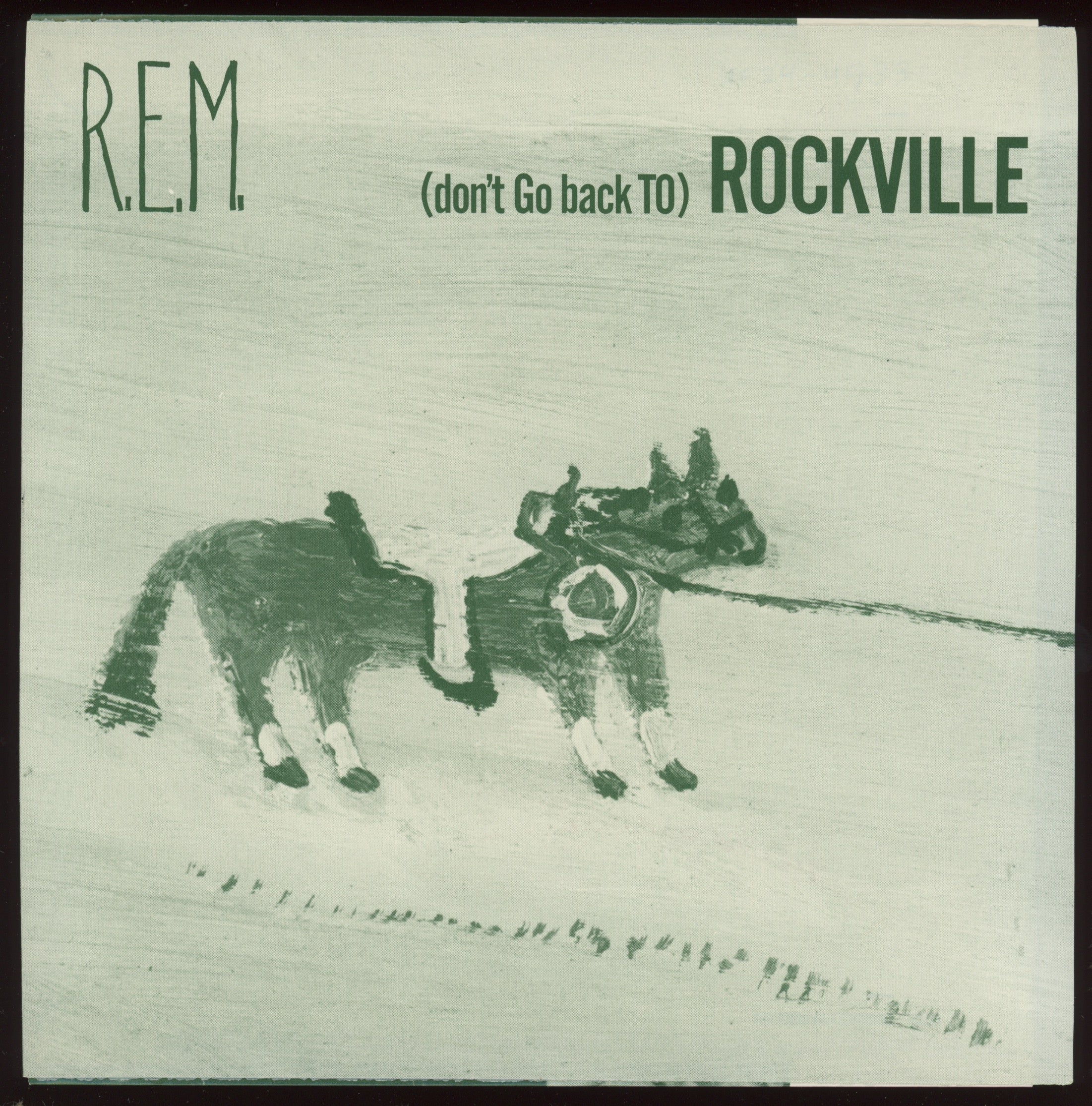 R.E.M. - (Don't Go Back To) Rockville on I.R.S. With Picture Sleeve
