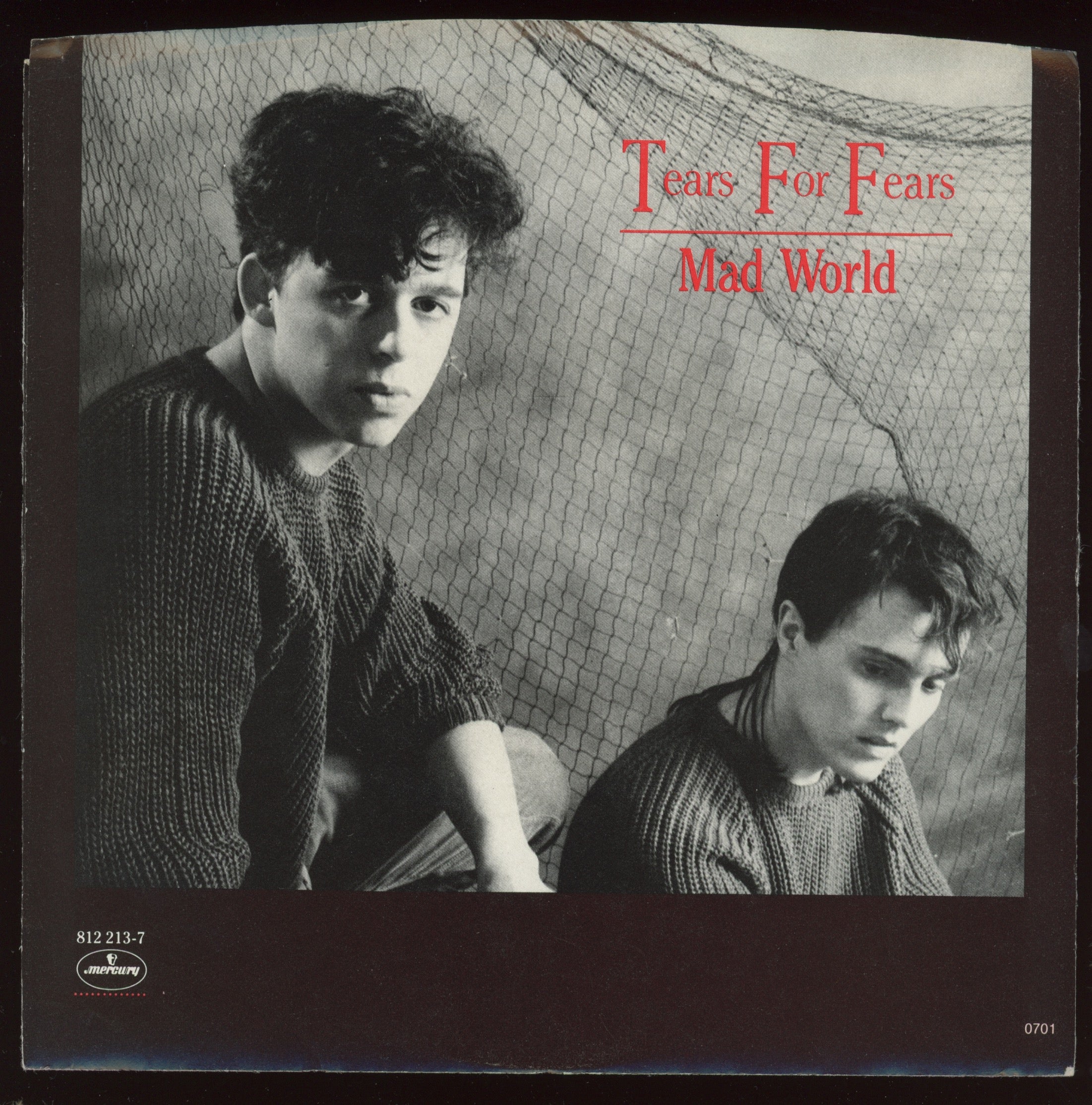 Tears For Fears - Mad World on Mercury With Picture Sleeve