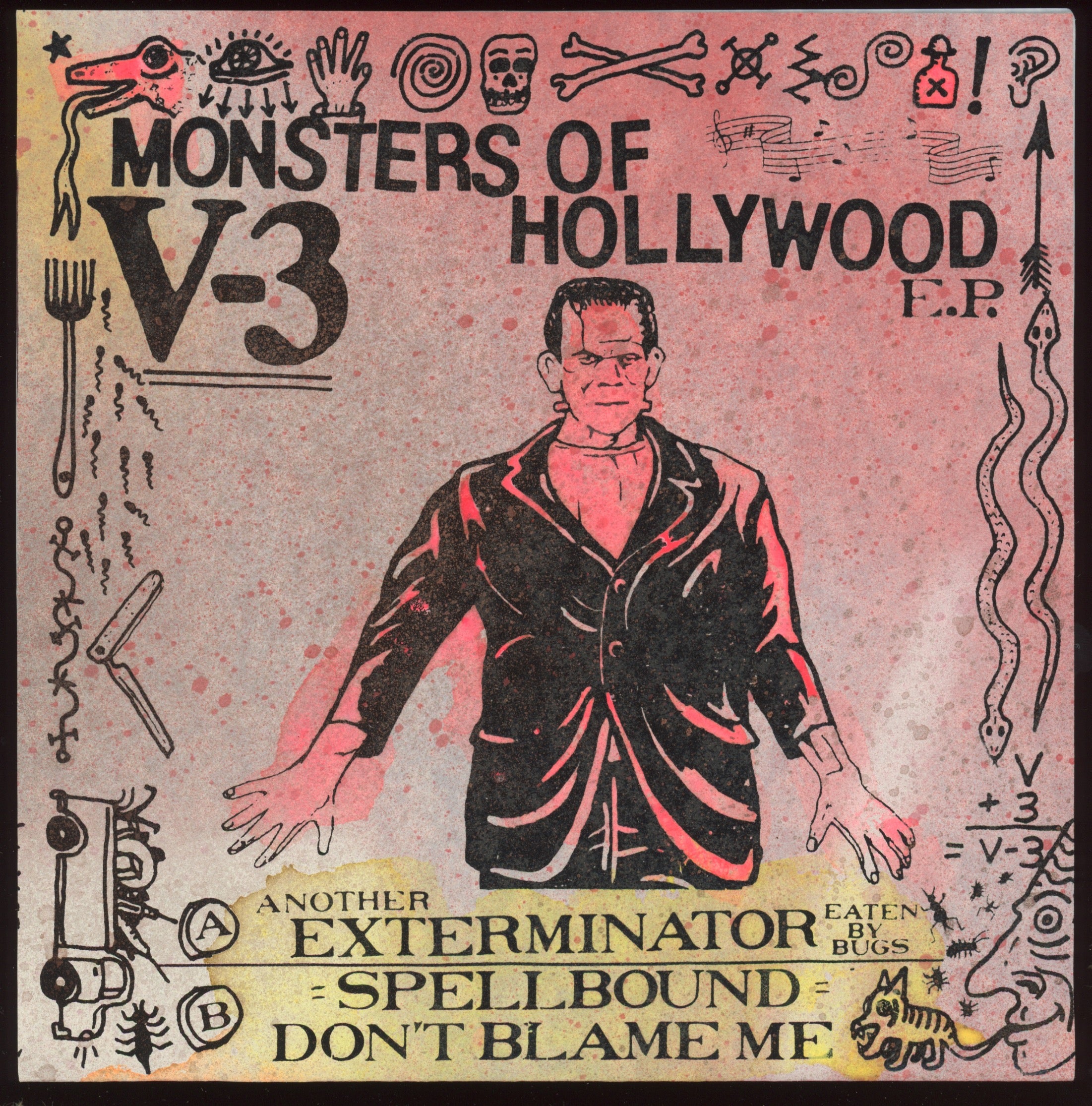 V-3 - Monsters Of Hollywood E.P. on Iron Press Jim Shepard