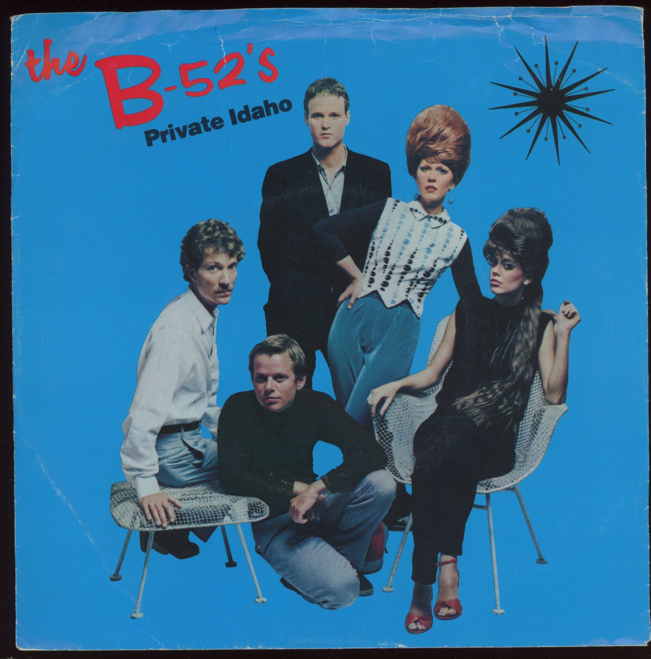 The B-52's - Private Idaho on Warner Bros Promo With Picture Sleeve