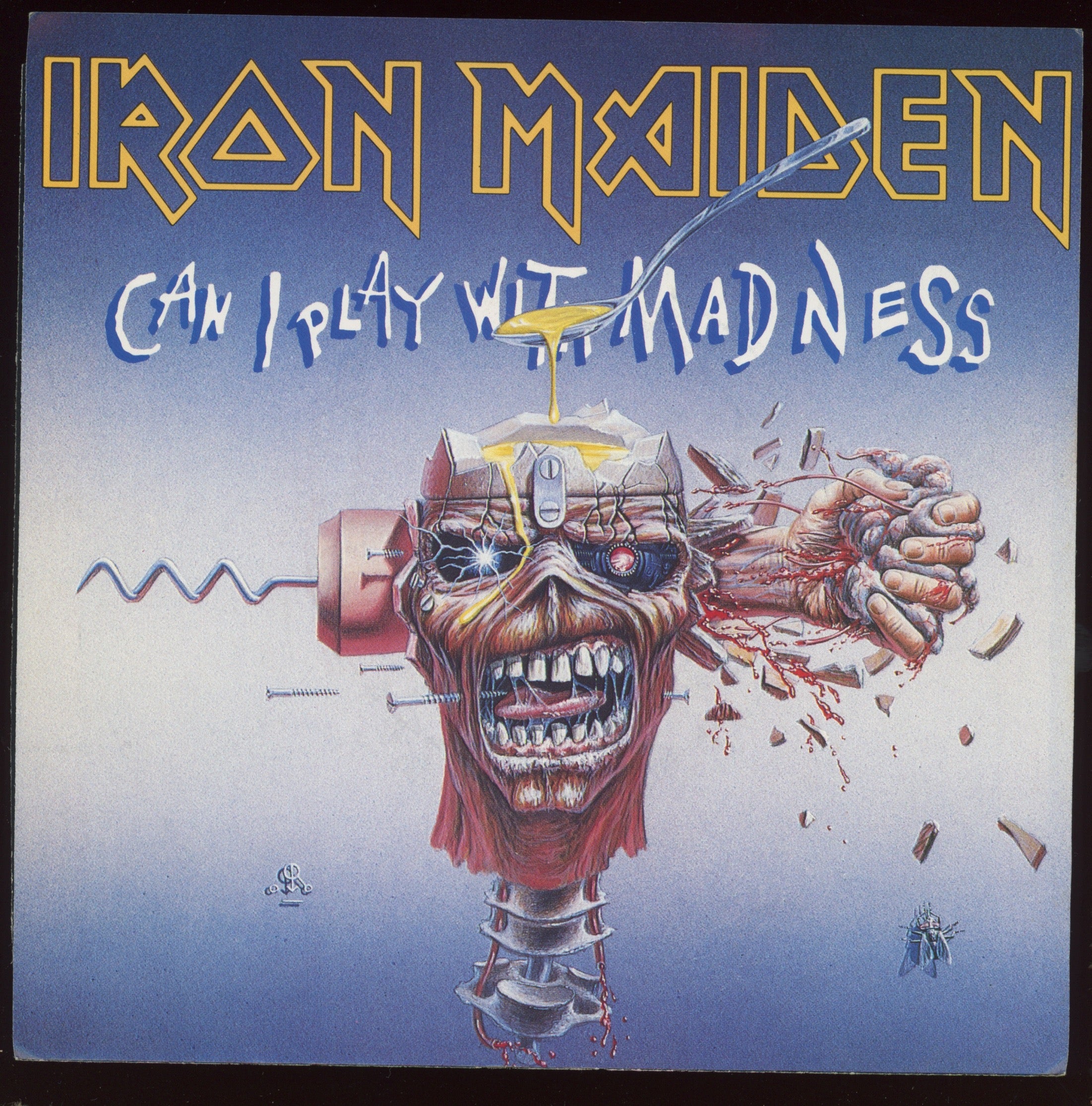 Iron Maiden - Can I Play With Madness on Capitol With Picture Sleeve