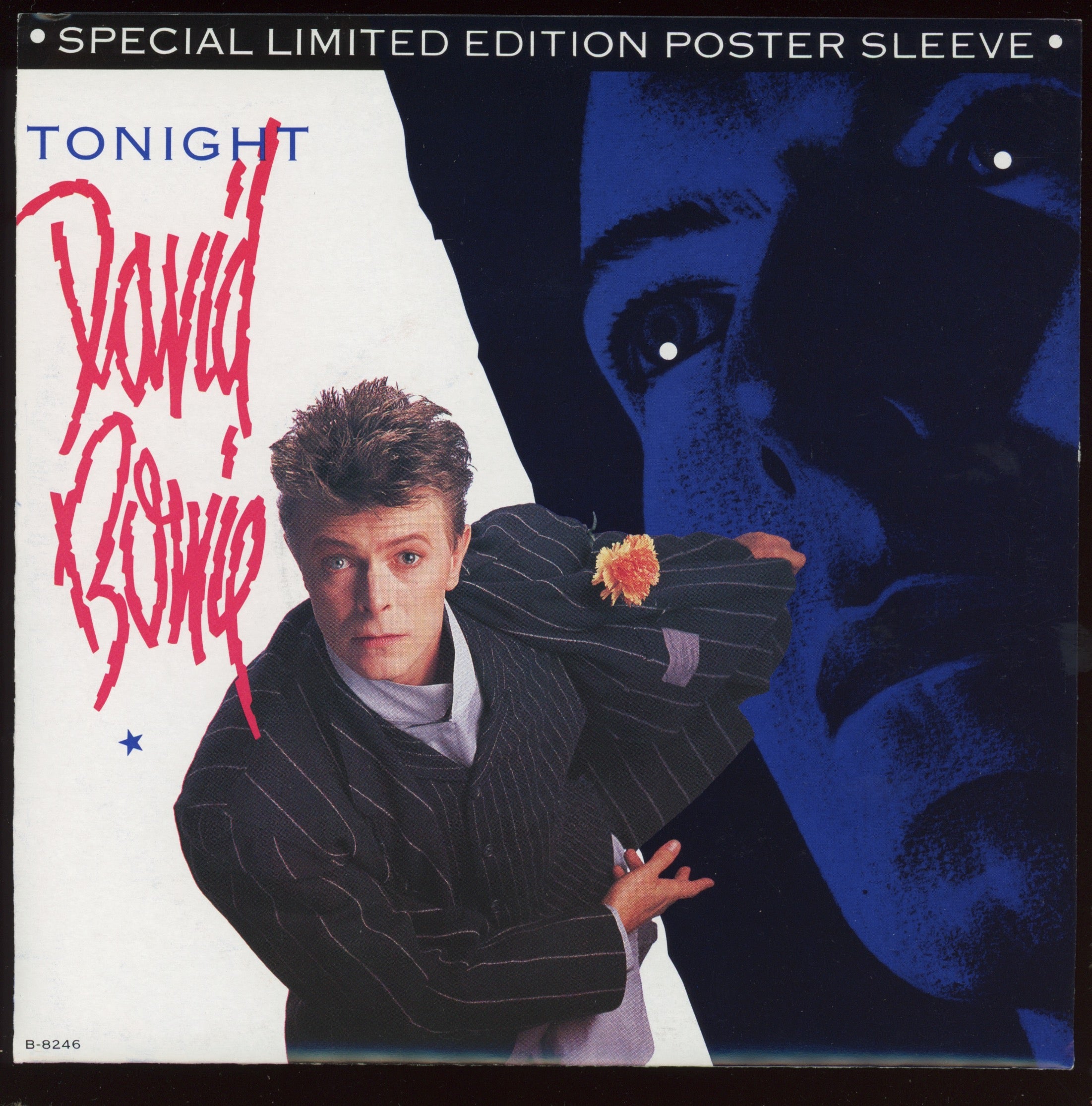 David Bowie - Tonight on EMI America With Poster Sleeve