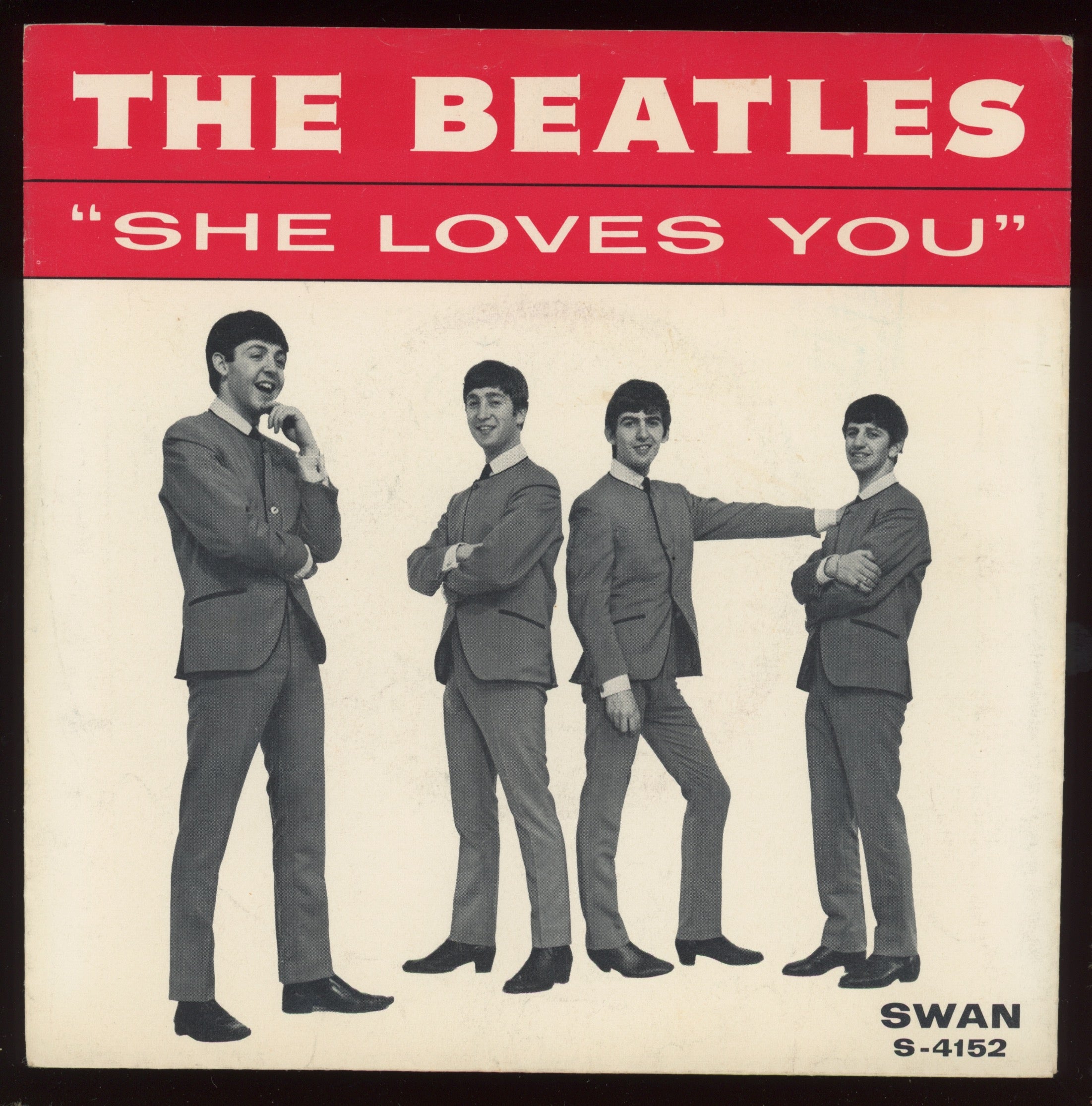The Beatles - She Loves You on Swan With Picture Sleeve