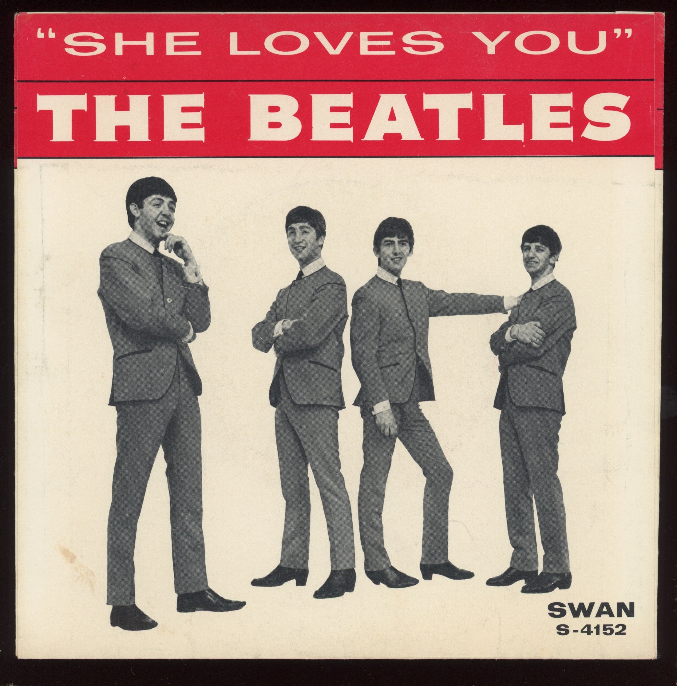 The Beatles - She Loves You on Swan With Picture Sleeve