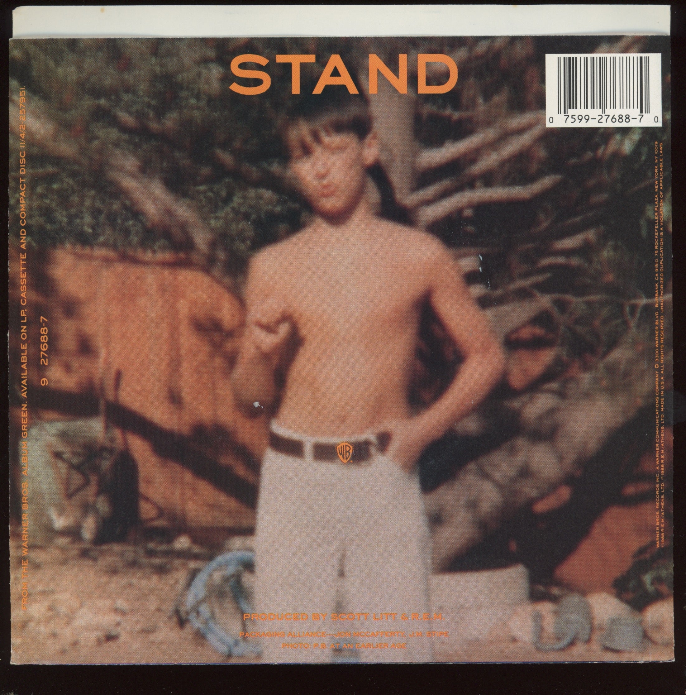 R.E.M. - Stand on Warner Brothers With Picture Sleeve