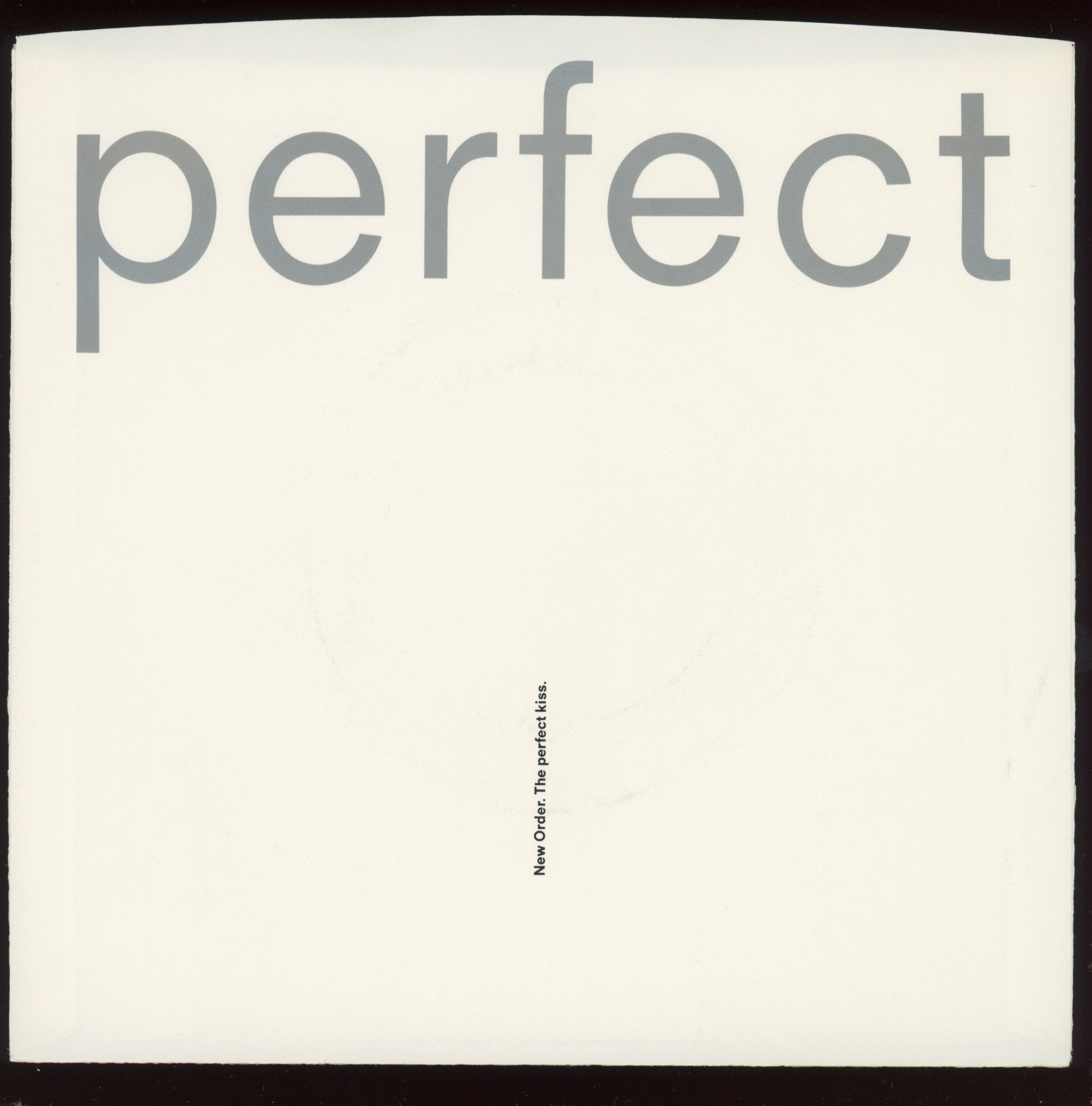 New Order - The Perfect Kiss on Qwest With Picture Sleeve