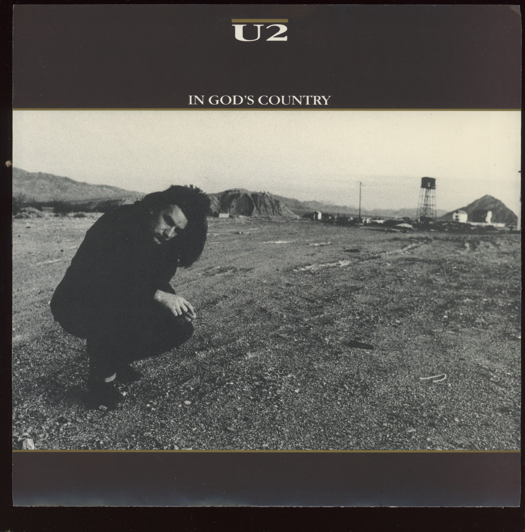 U2 - In God's Country on Island With Picture Sleeve