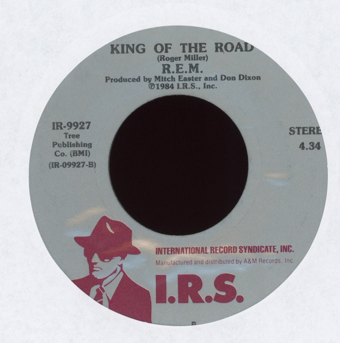R.E.M. - S. Central Rain (I'm Sorry) on I.R.S. With Picture Sleeve