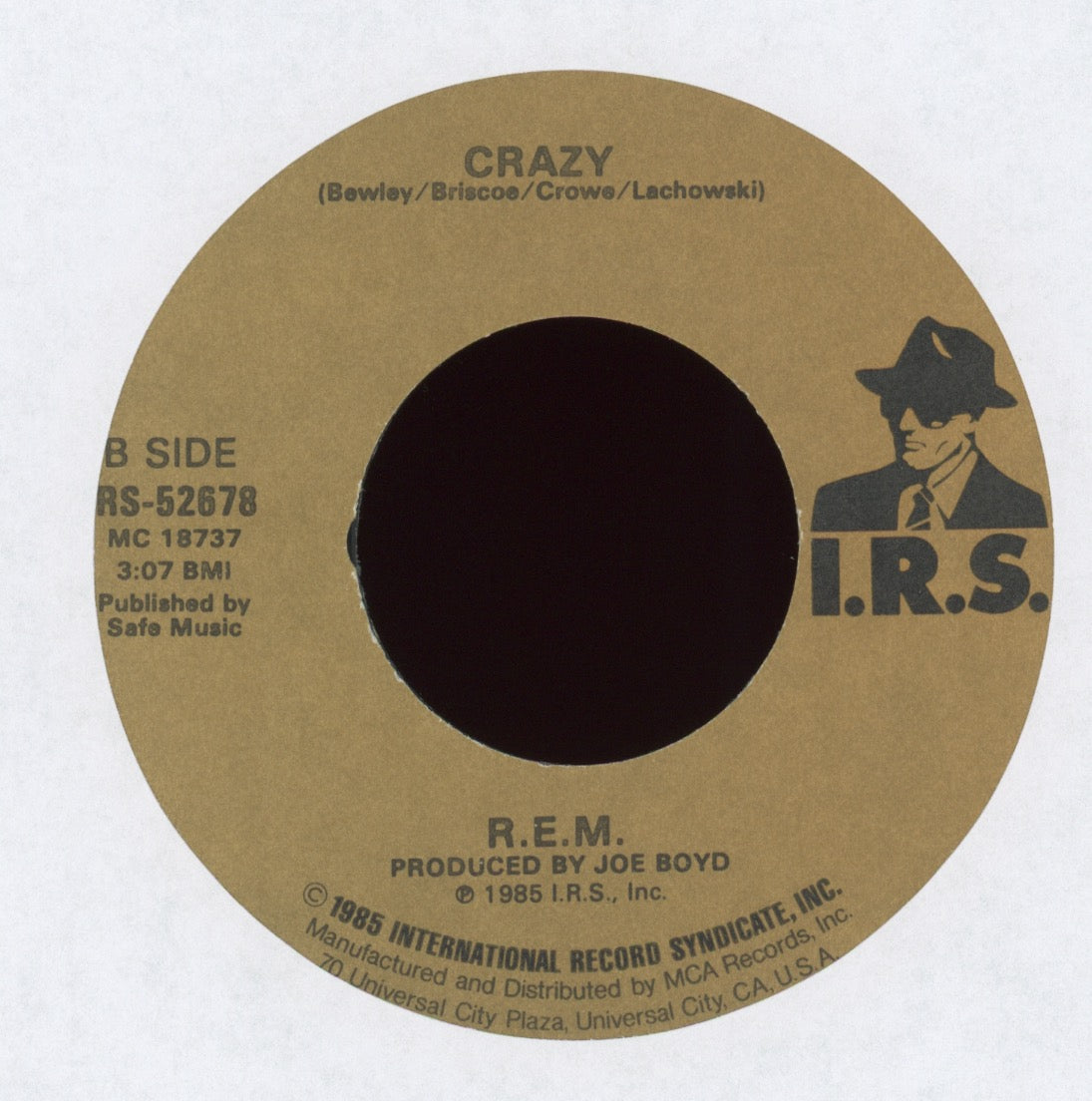 R.E.M. - Driver 8 on I.R.S. With Picture Sleeve