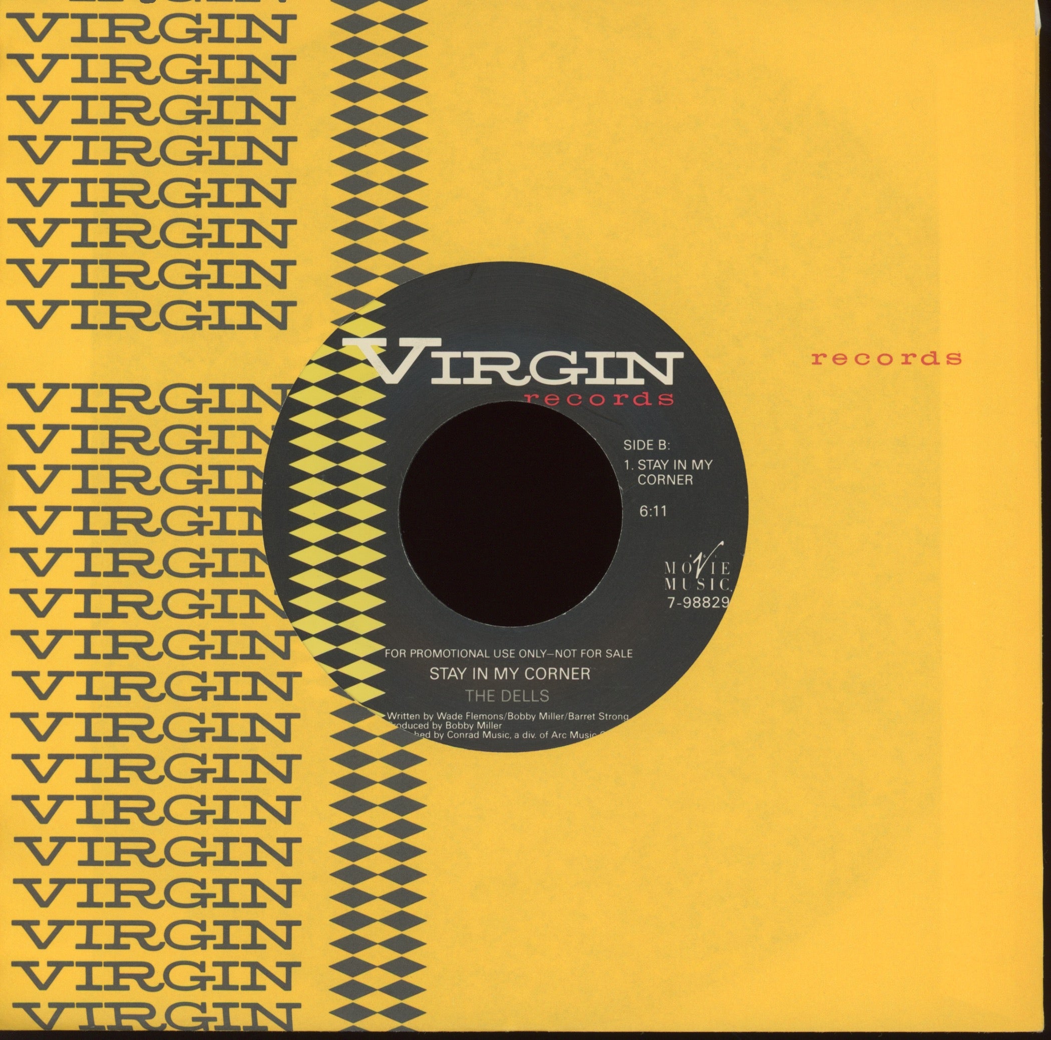 The Dells - A Heart Is A House For Love on Virgin Promo Only
