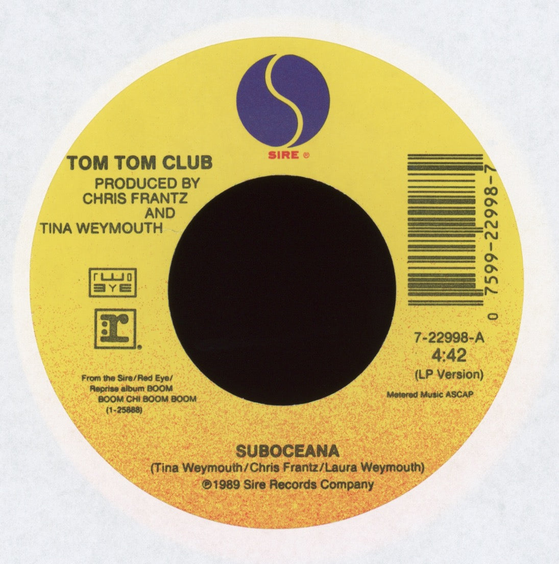 Tom Tom Club - Suboceana on Sire