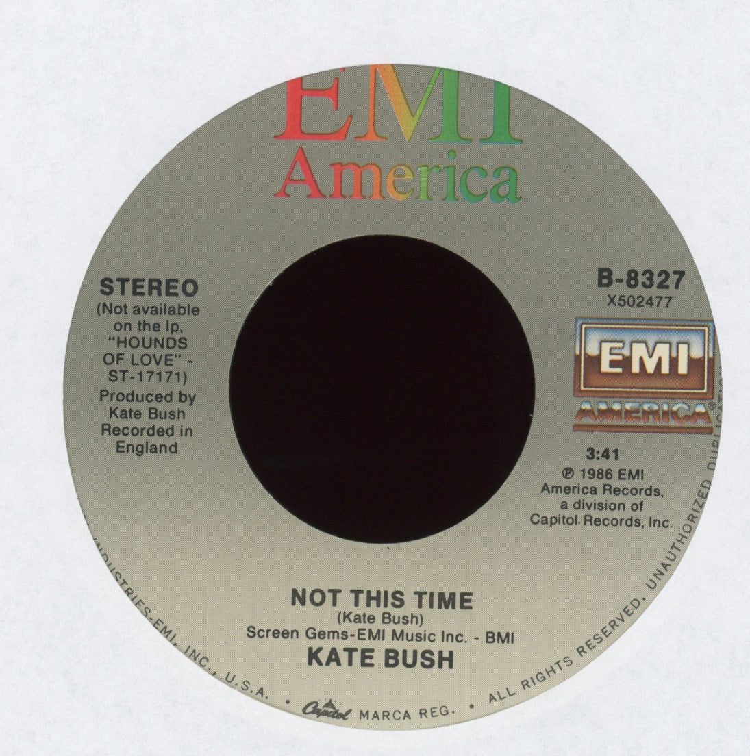 Kate Bush - The Big Sky (Special Single Mix) on EMI America