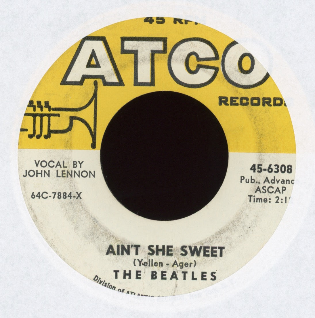 The Beatles - Ain't She Sweet on Atco With Picture Sleeve