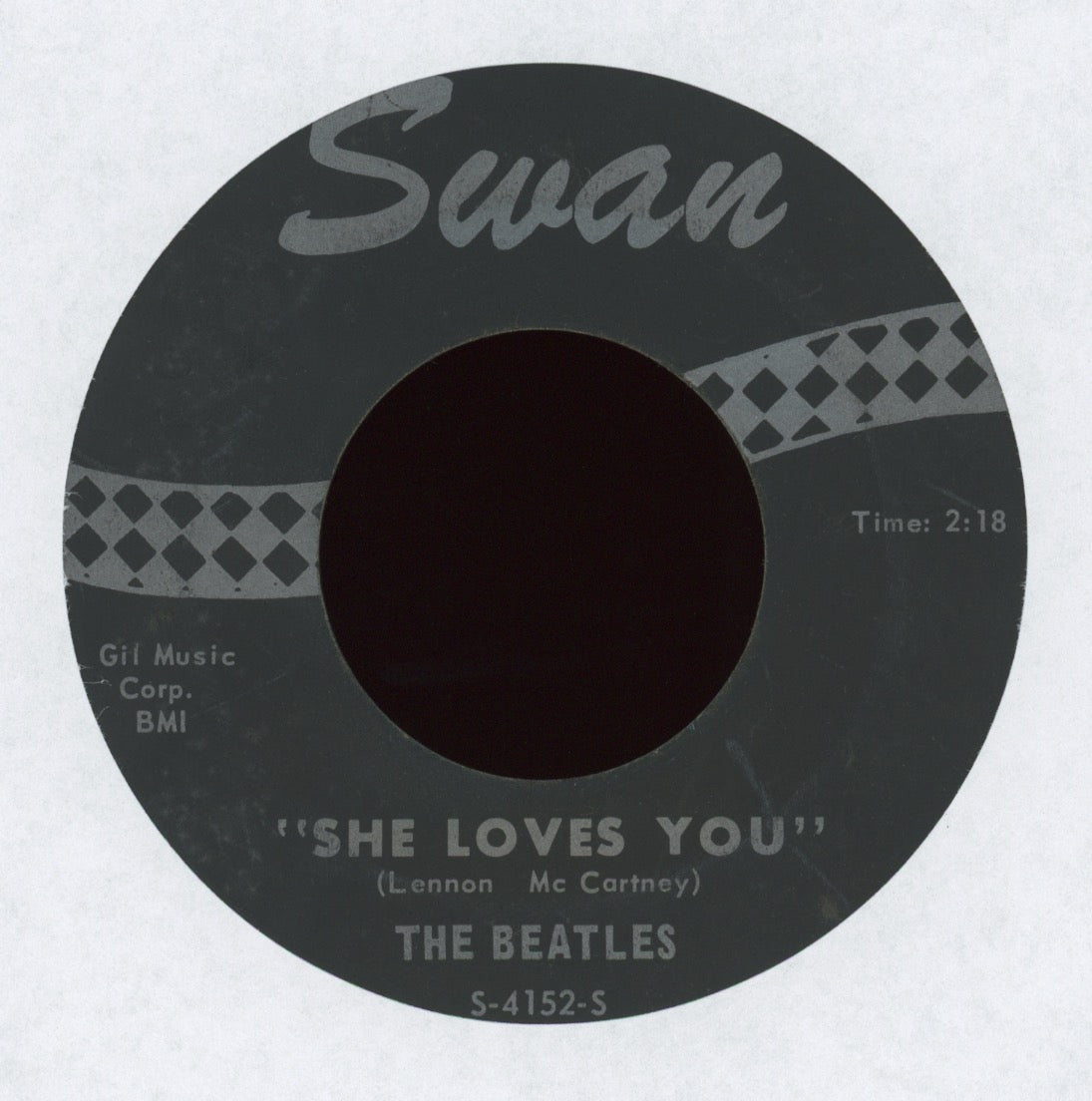 The Beatles - She Loves You on Swan With Picture Sleeve