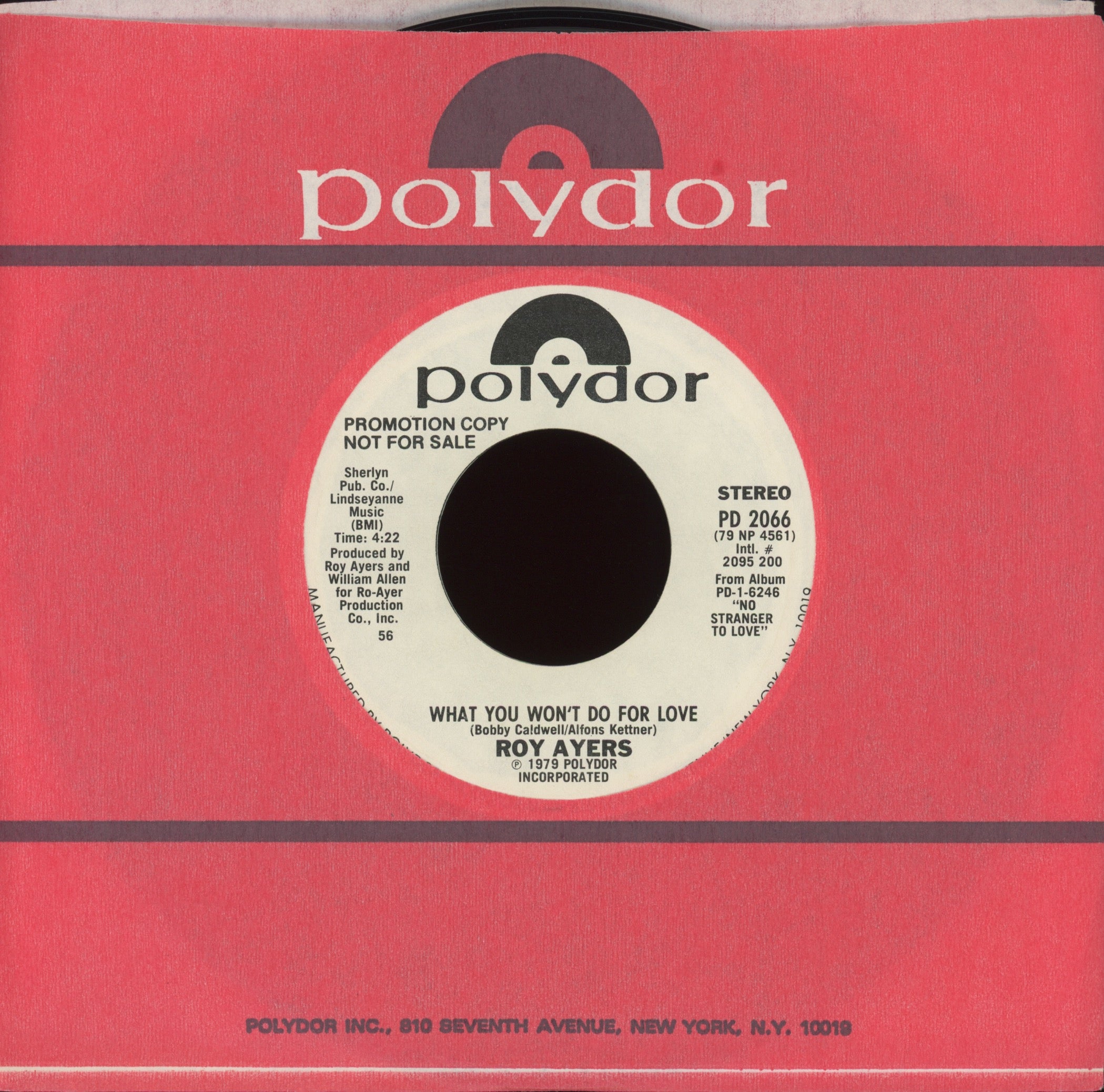 Roy Ayers - What You Won't Do For Love on Polydor Promo