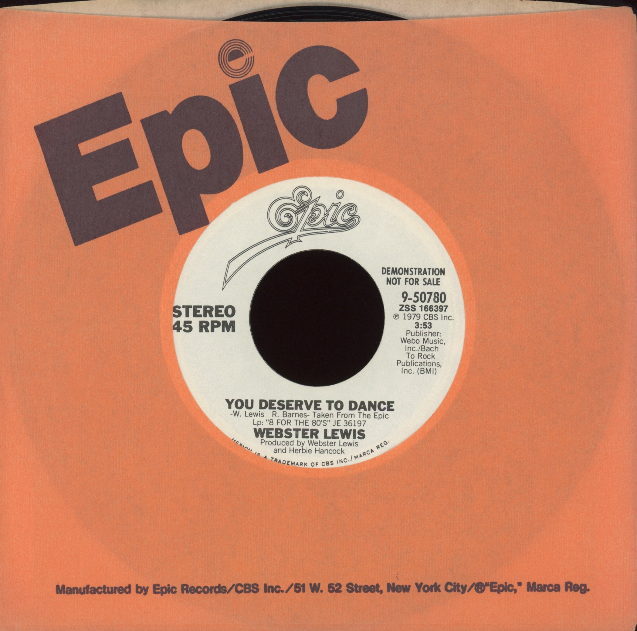 Webster Lewis - You Deserve To Dance on Epic Promo