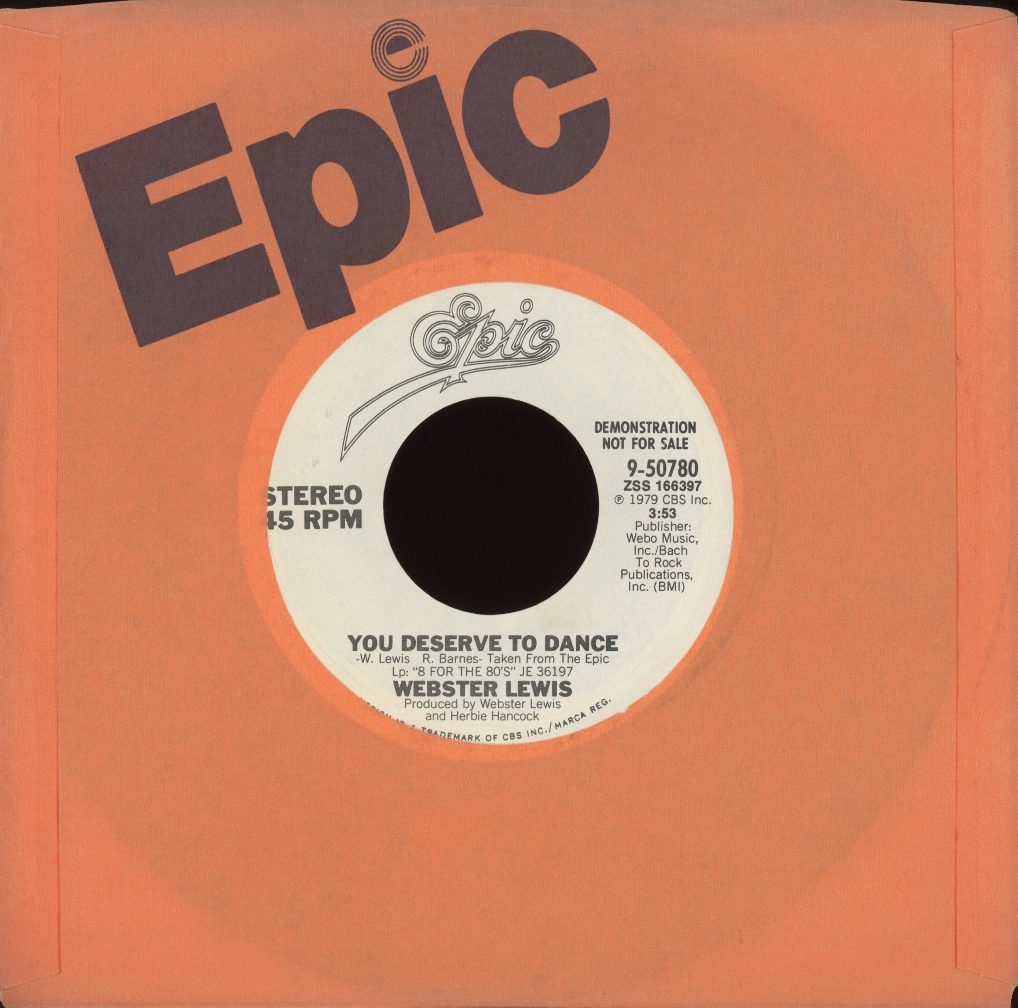 Webster Lewis - You Deserve To Dance on Epic Promo