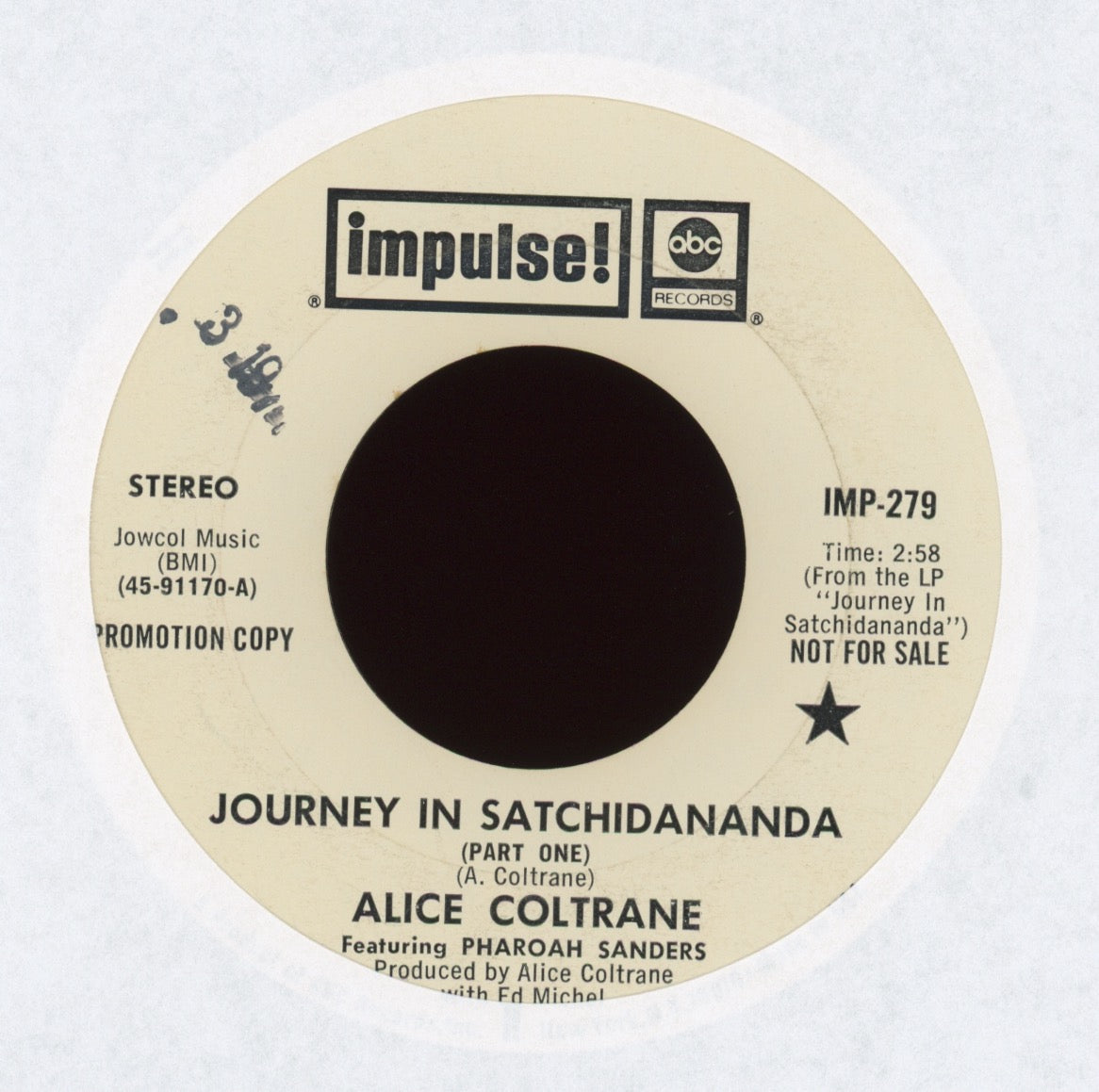 Alice Coltrane - Journey In Satchidananda on Impulse Promo