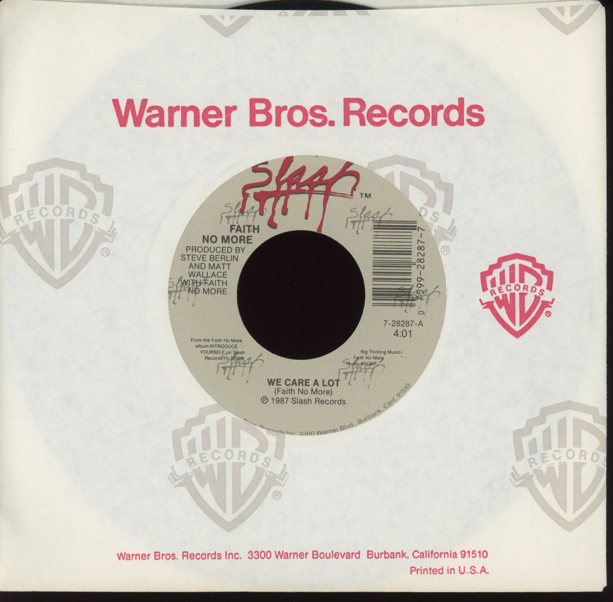 Faith No More - We Care A Lot on Slash