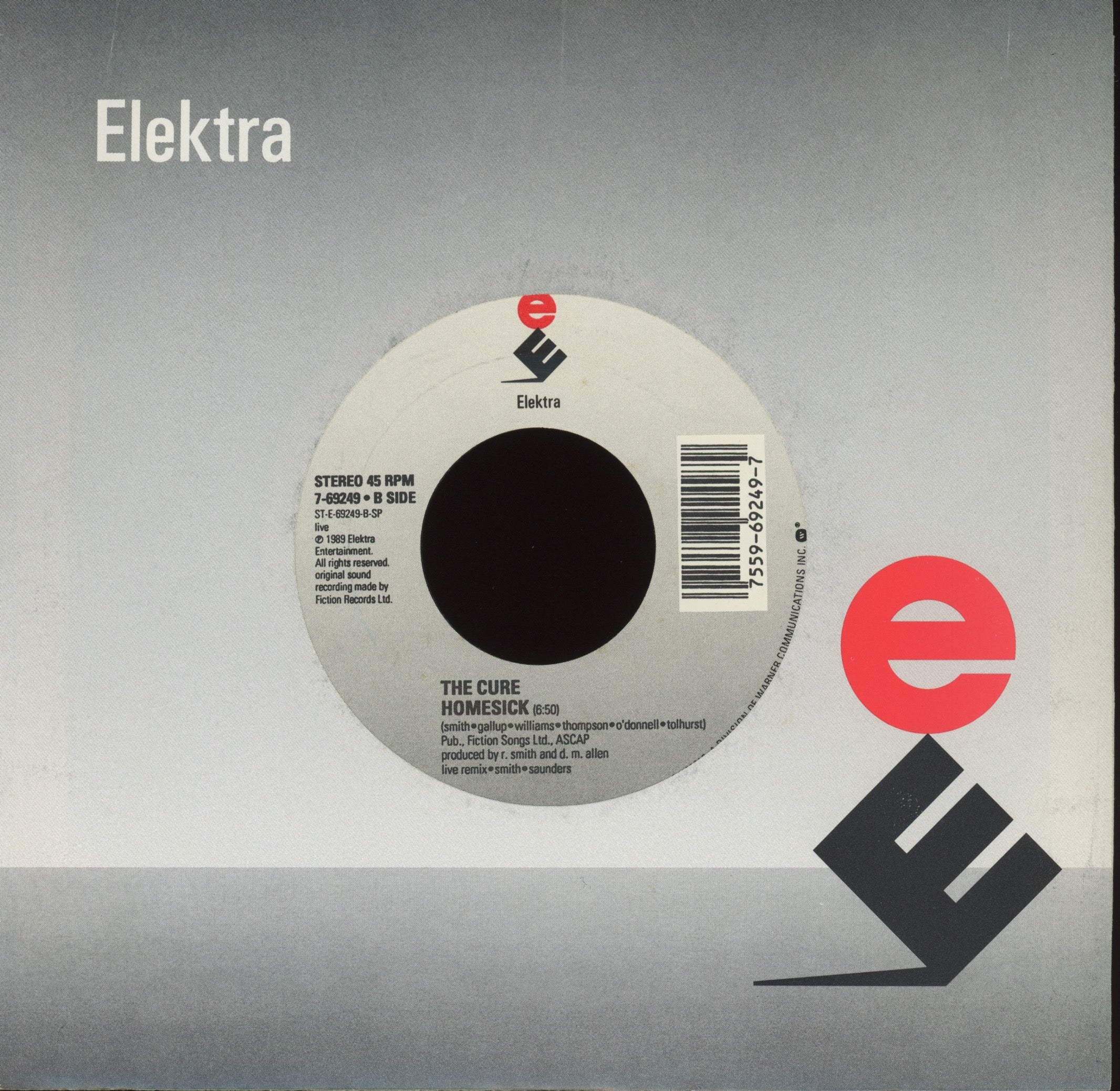 The Cure - Lullaby on Elektra