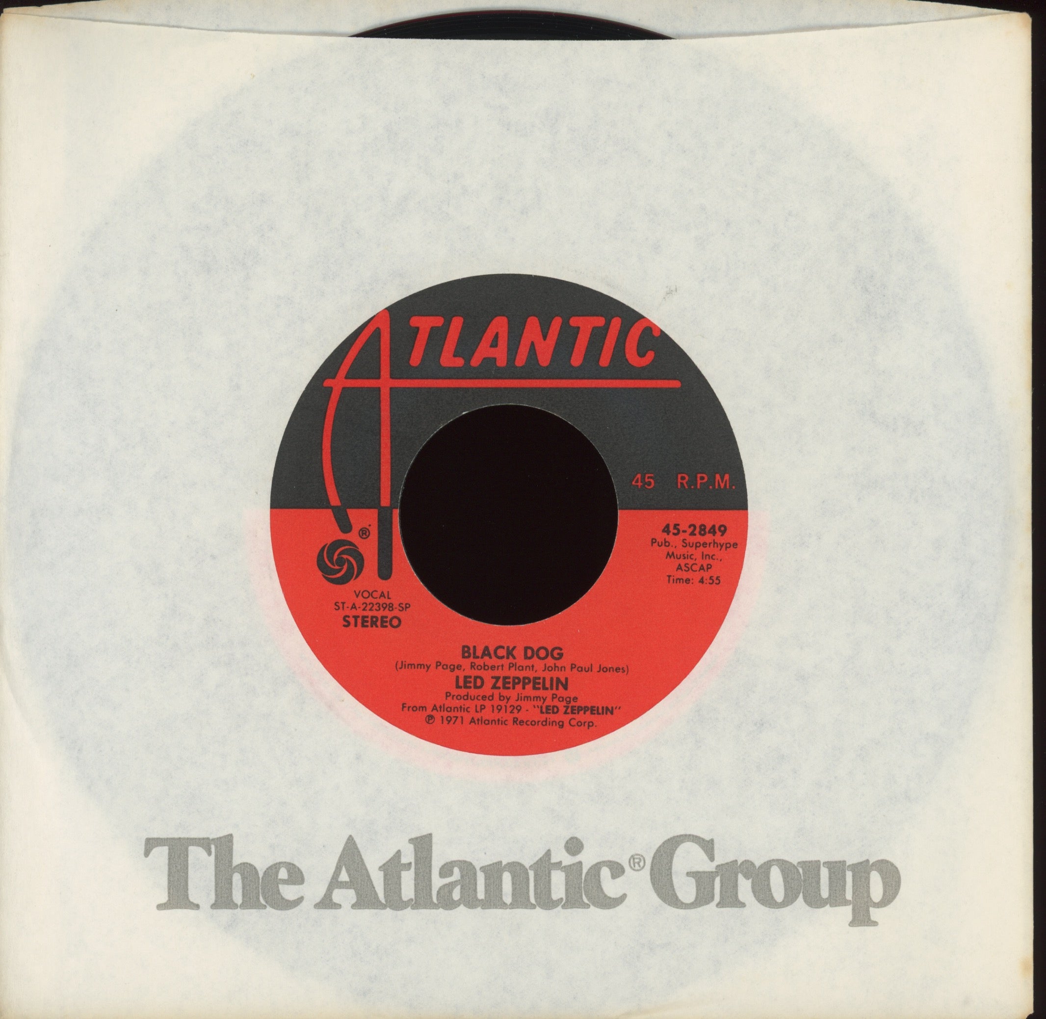 Led Zeppelin - Black Dog on Atlantic Reissue