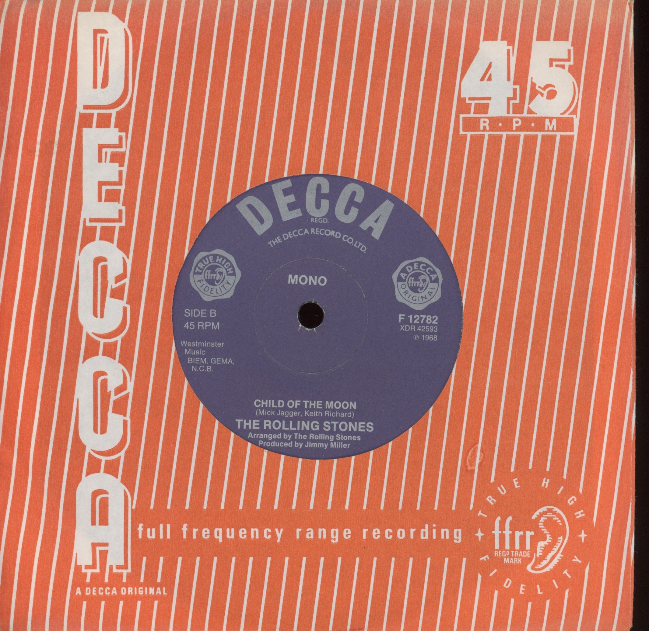 The Rolling Stones - Jumpin' Jack Flash on Decca UK Mono Reissue