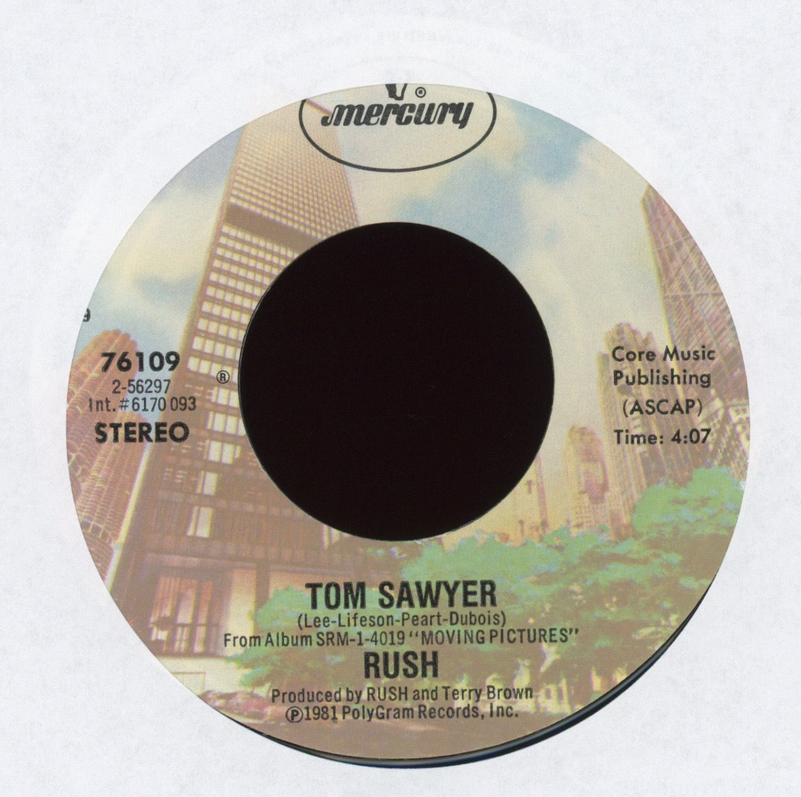 Rush - Tom Sawyer on Mercury