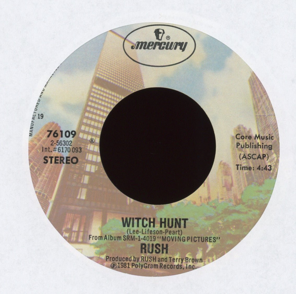 Rush - Tom Sawyer on Mercury