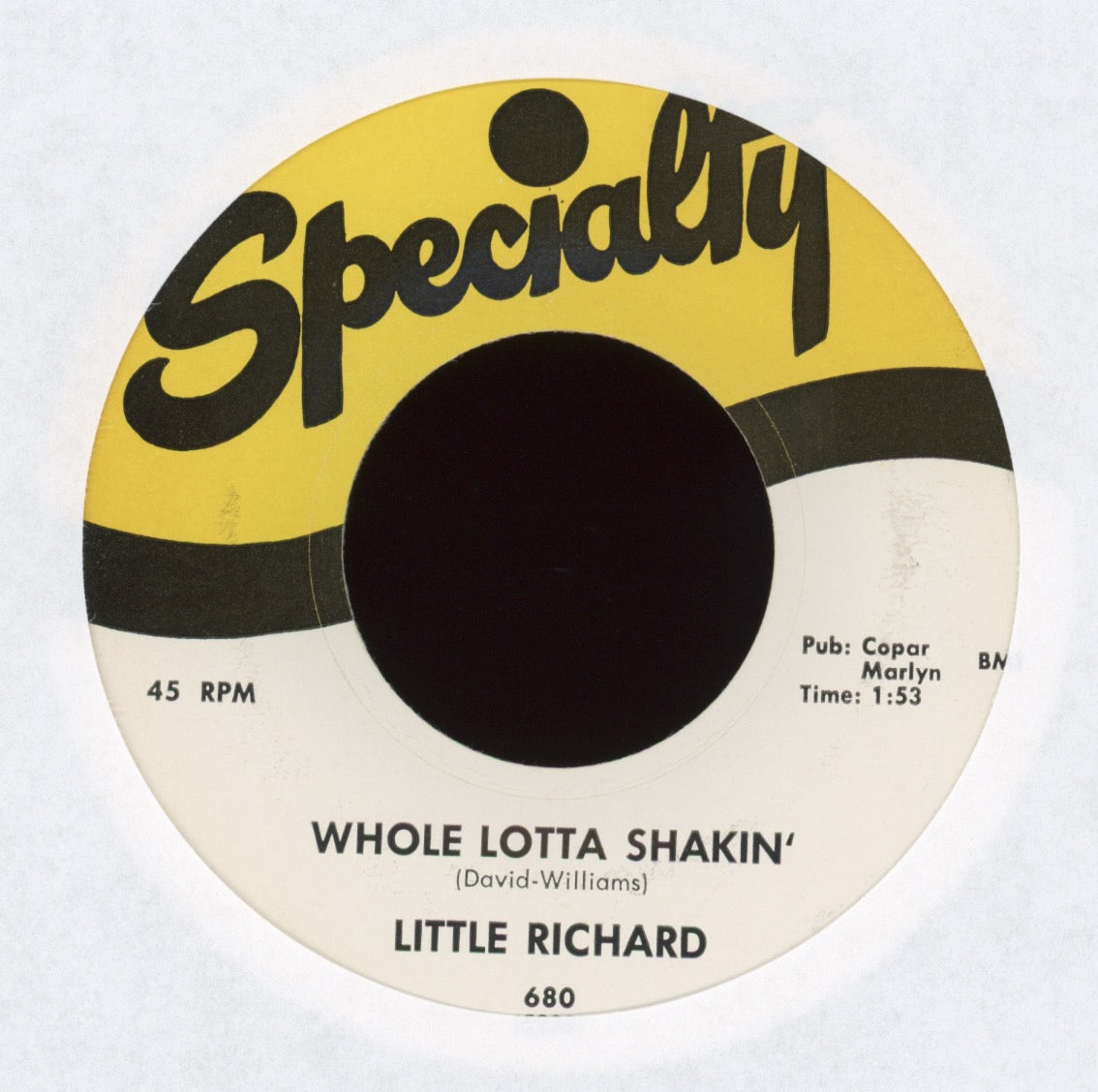 Little Richard - Whole Lotta Shakin' on Specialty
