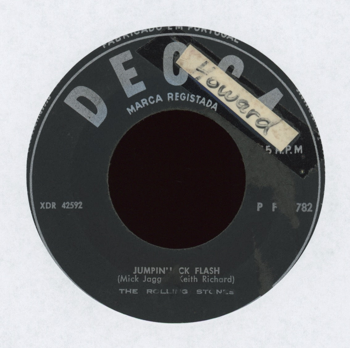 The Rolling Stones - Jumpin' Jack Flash on Decca Portugal