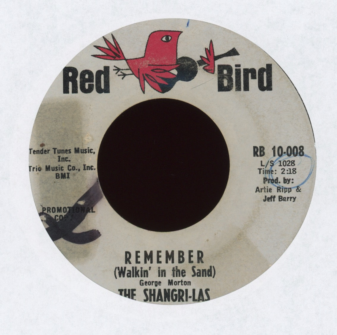 The Shangri-Las - Remember (Walking In The Sand) on Red Bird Promo