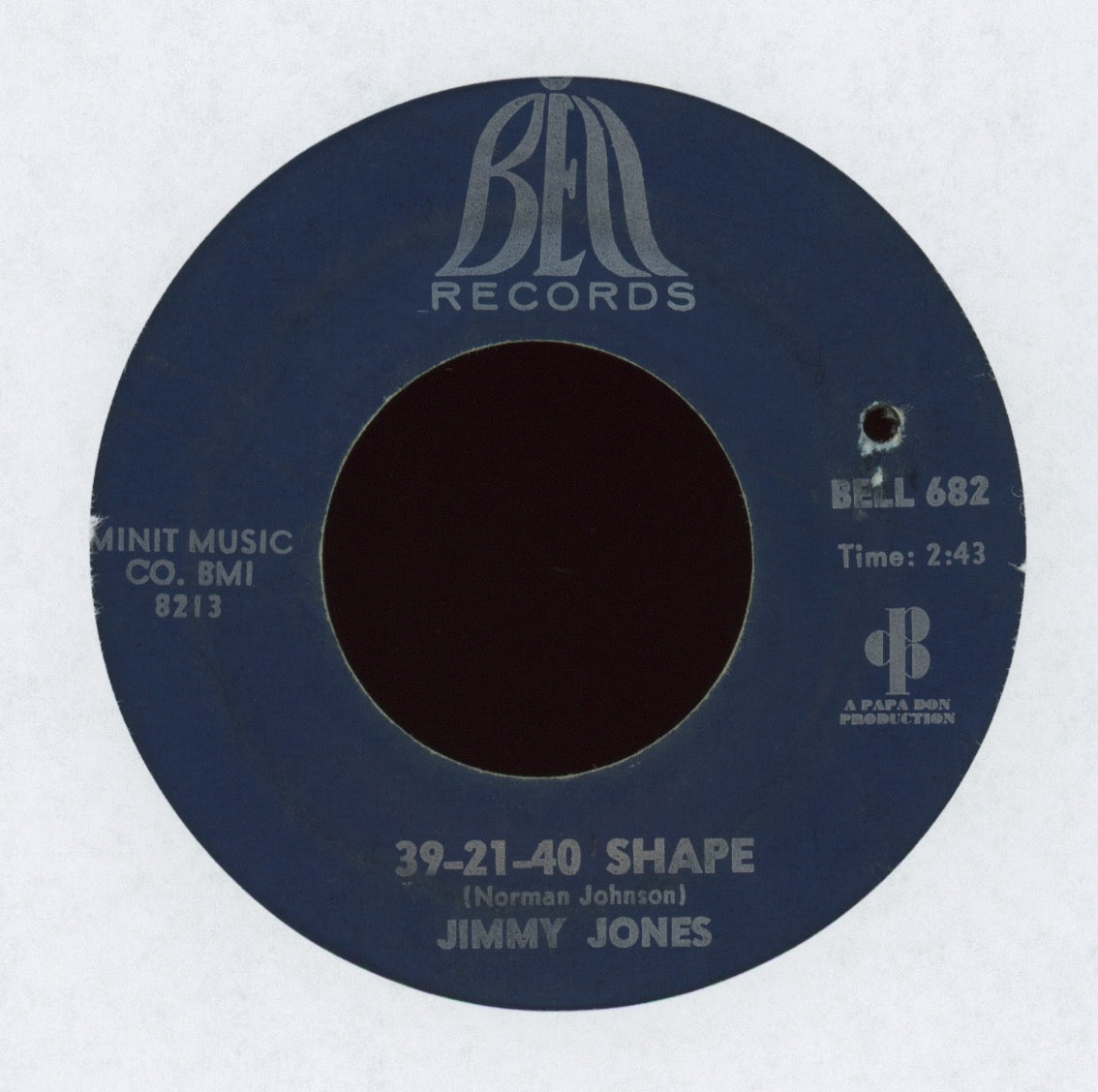 Jimmy Jones - 39-21-40 Shape on Bell