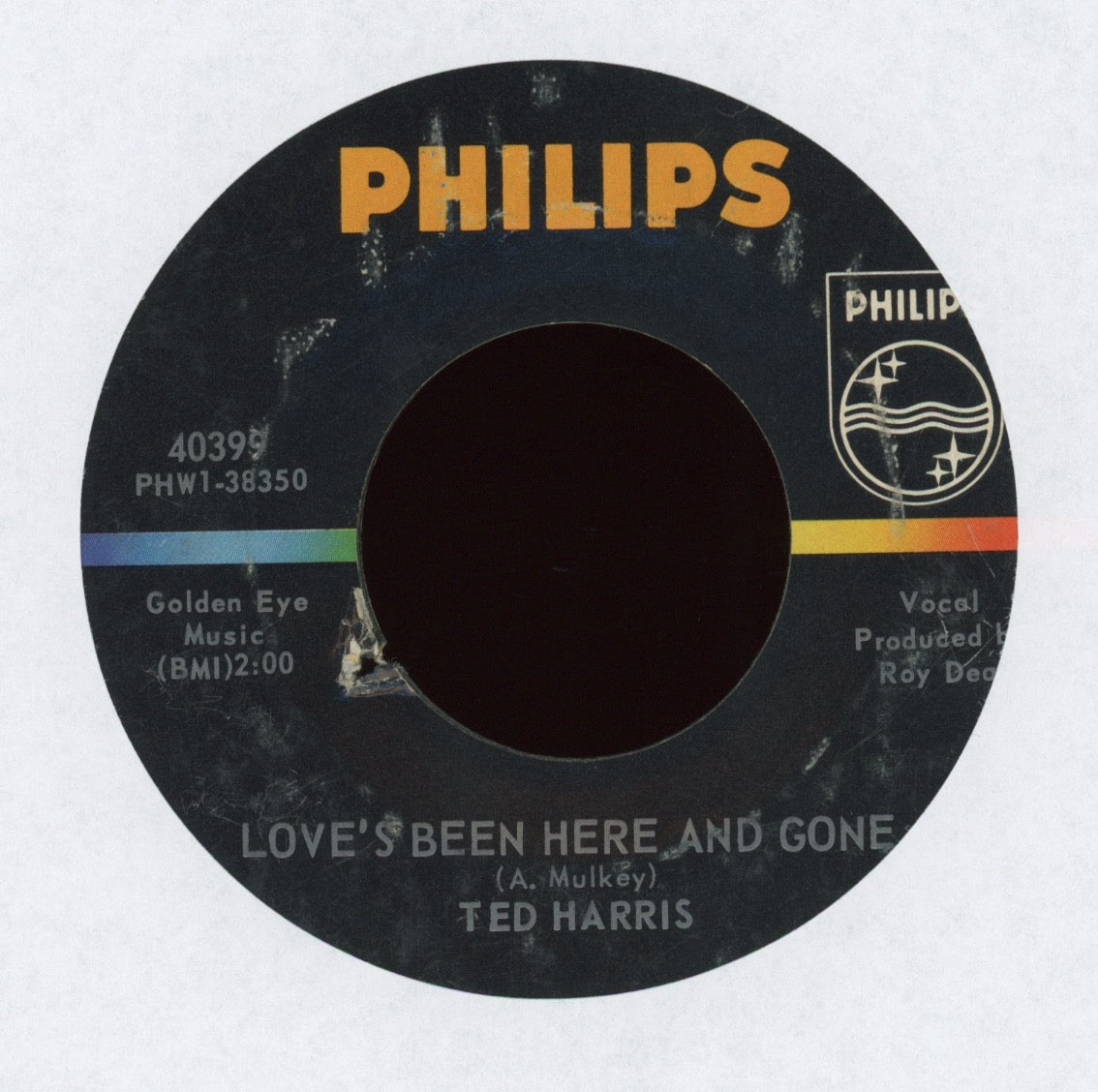 Ted Harris - Love's Been Here And Gone on Philips
